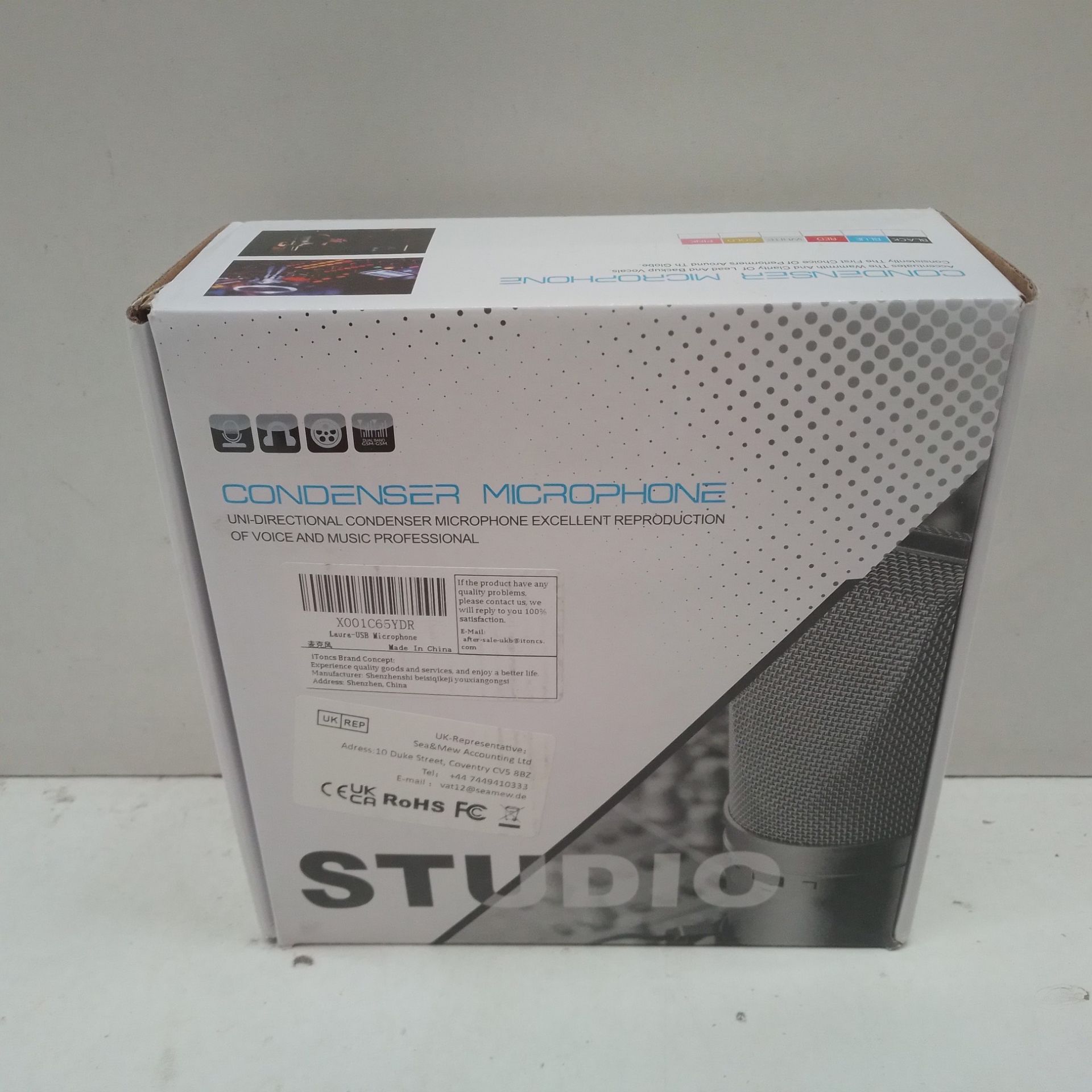 RRP £29.02 BRAND NEW STOCK USB Microphone with Mic Stand - Image 2 of 2