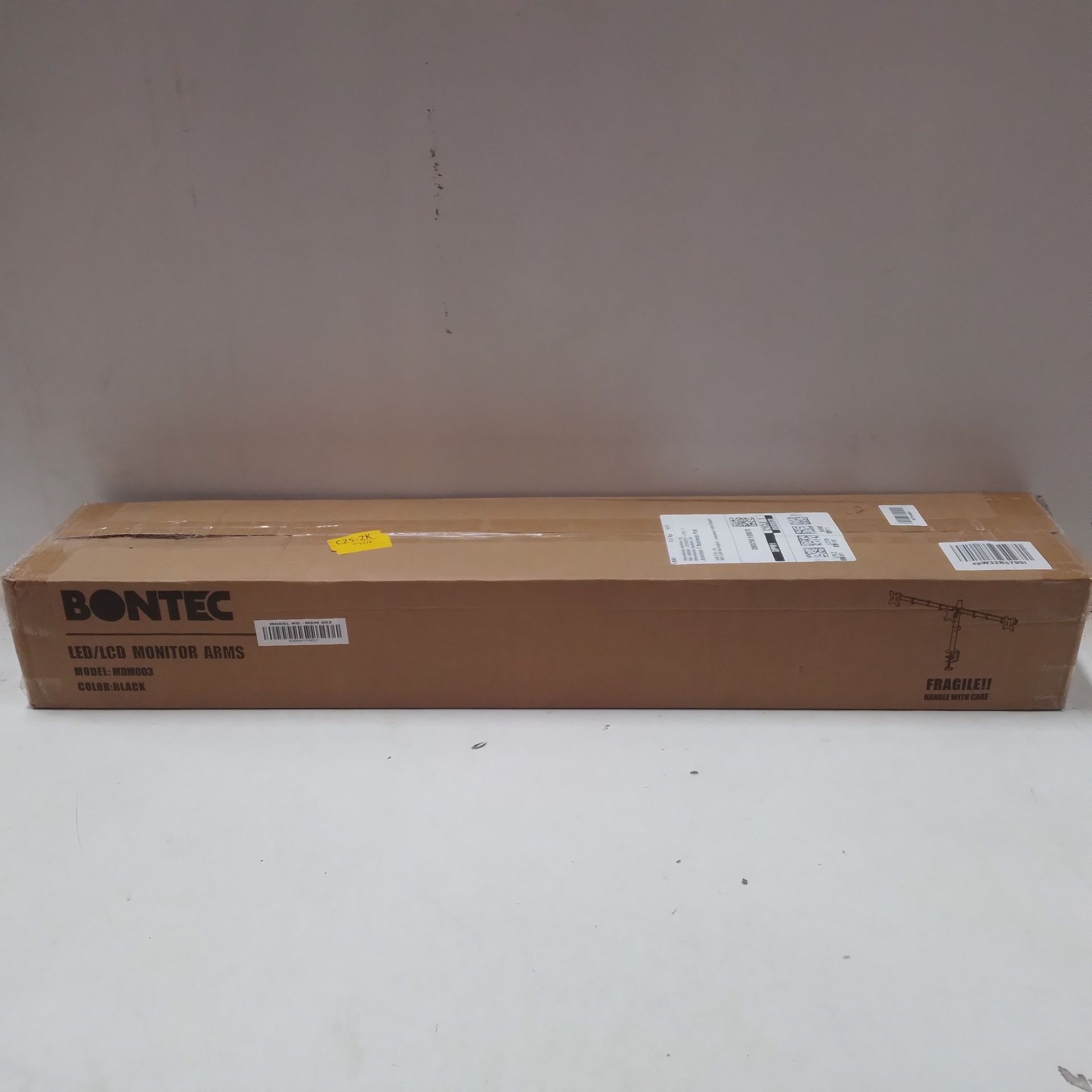 RRP £54.32 BRAND NEW STOCK BONTEC Triple Monitor Stand for 3 Monitors 13-24 inch - Image 3 of 4