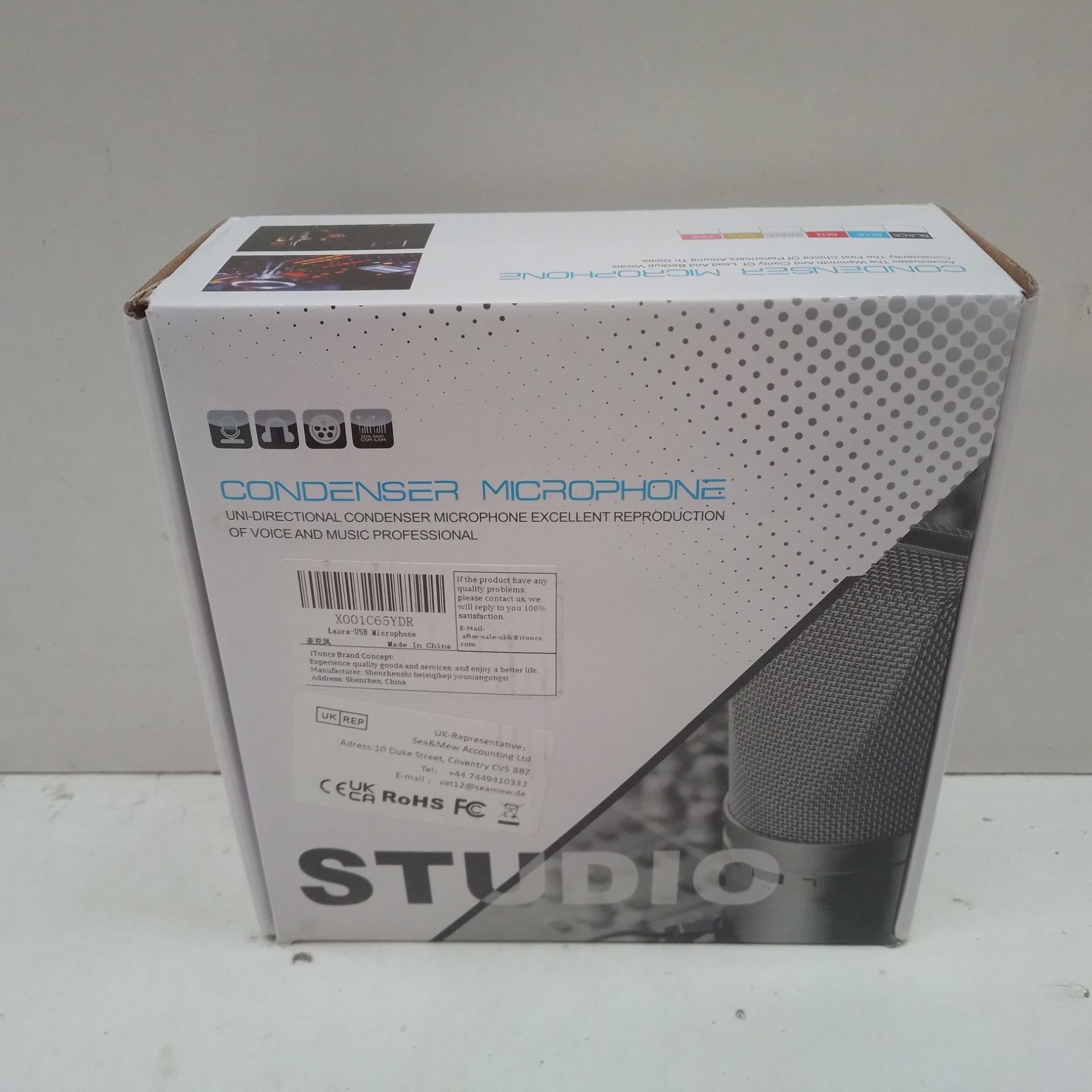 RRP £29.02 BRAND NEW STOCK USB Microphone with Mic Stand - Image 2 of 2