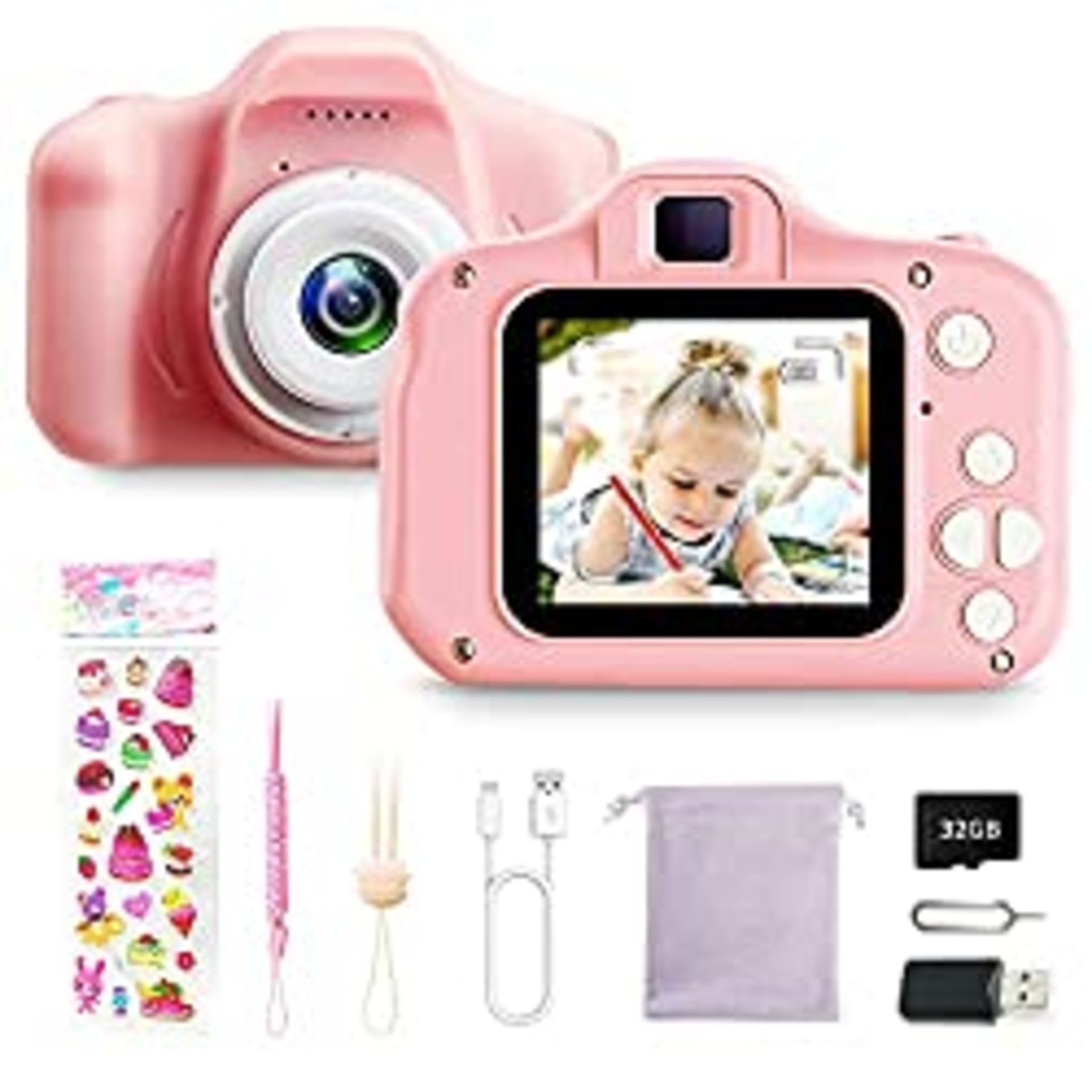 RRP £24.55 Kids Digital Camera Mini Rechargeable Child camera