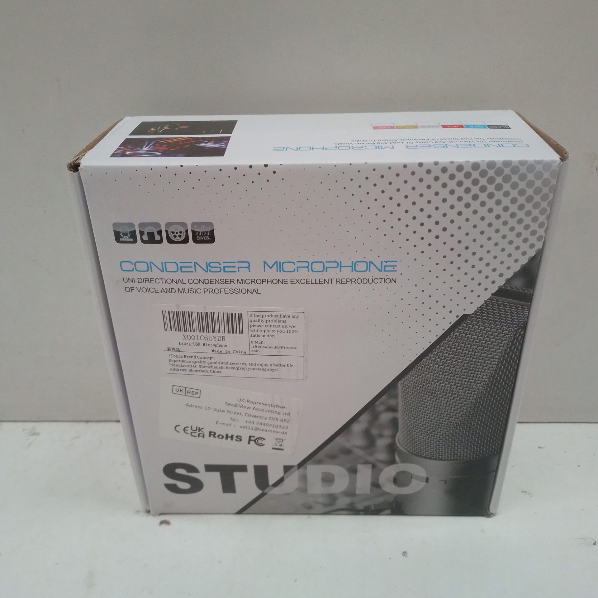 RRP £29.02 BRAND NEW STOCK USB Microphone with Mic Stand - Image 2 of 2