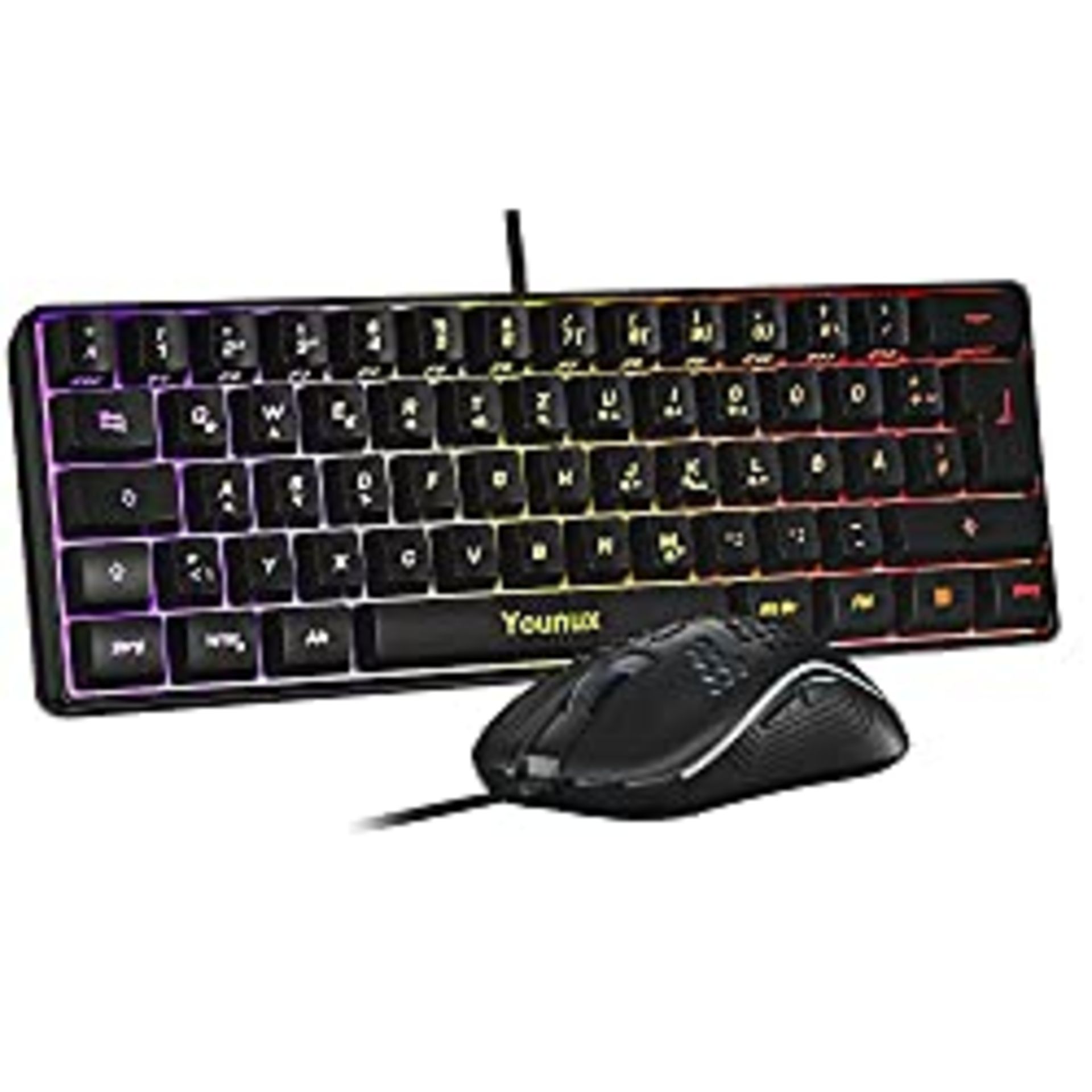 RRP £30.14 BRAND NEW STOCK Anivia UK-Layout Mechanical Feel Gaming Keyboard and Mouse combo