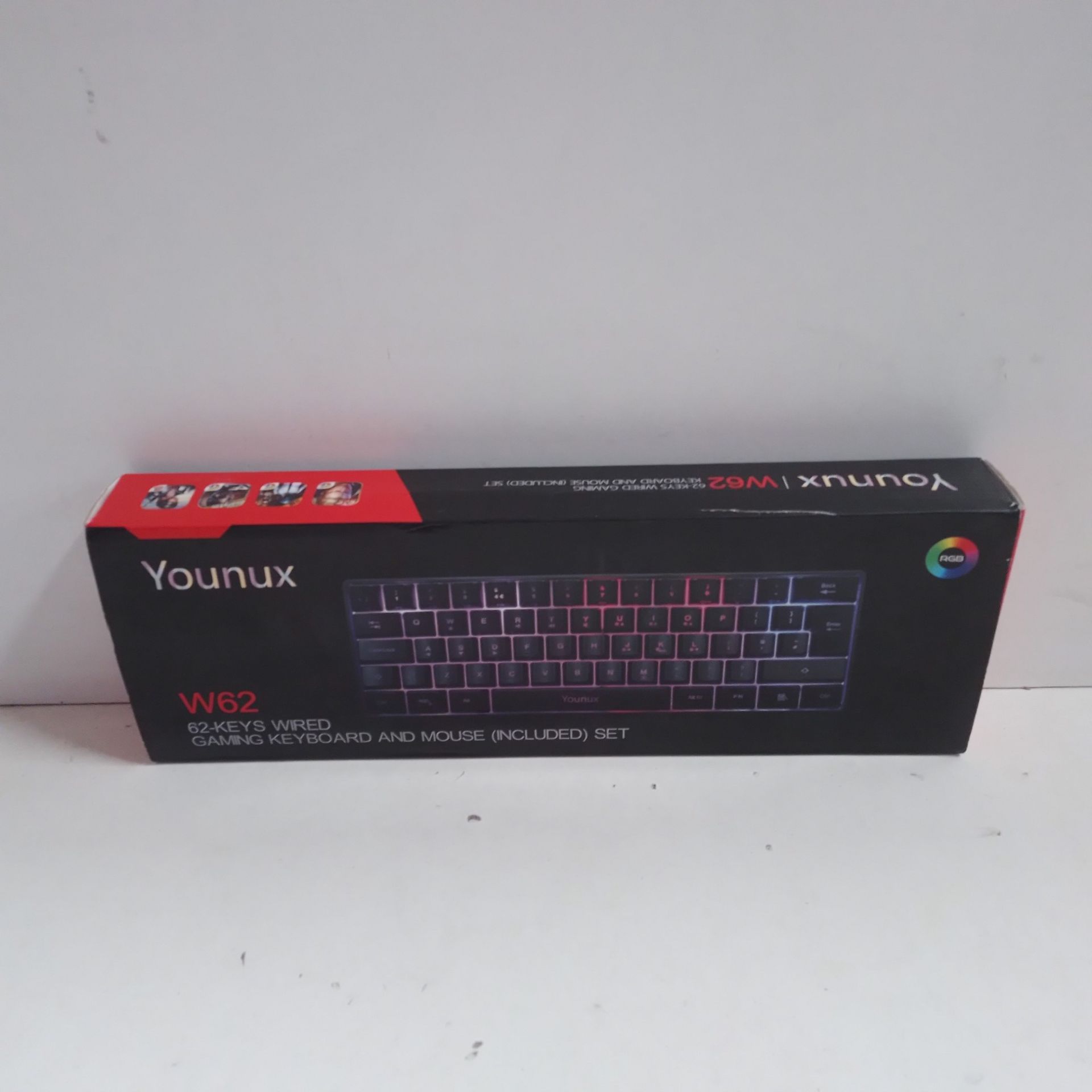RRP £30.14 BRAND NEW STOCK Anivia UK-Layout Mechanical Feel Gaming Keyboard and Mouse combo - Image 2 of 2