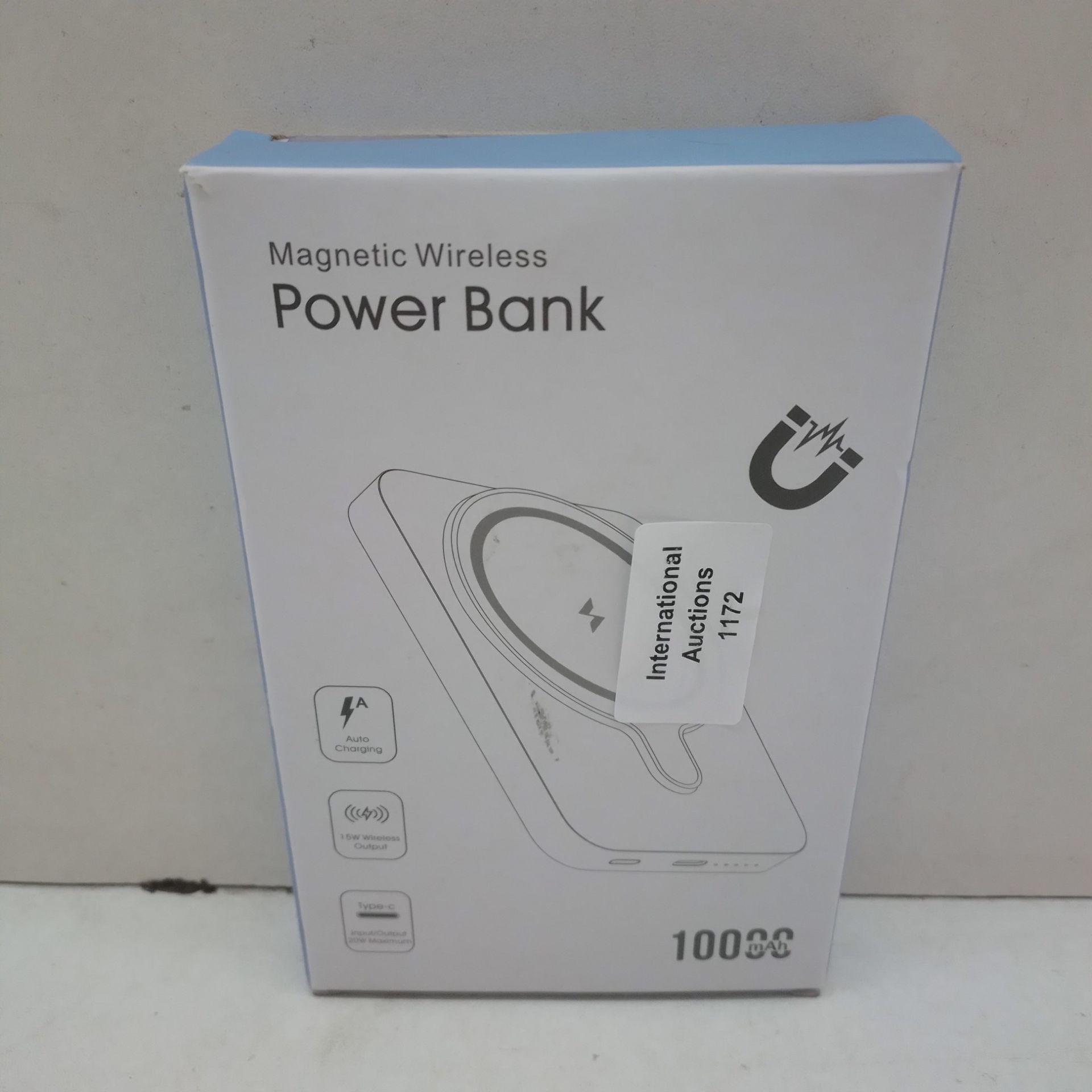 RRP £40.19 BRAND NEW STOCK LVFAN 10000 mAh Wireless Magnetic Power Bank - Image 4 of 4