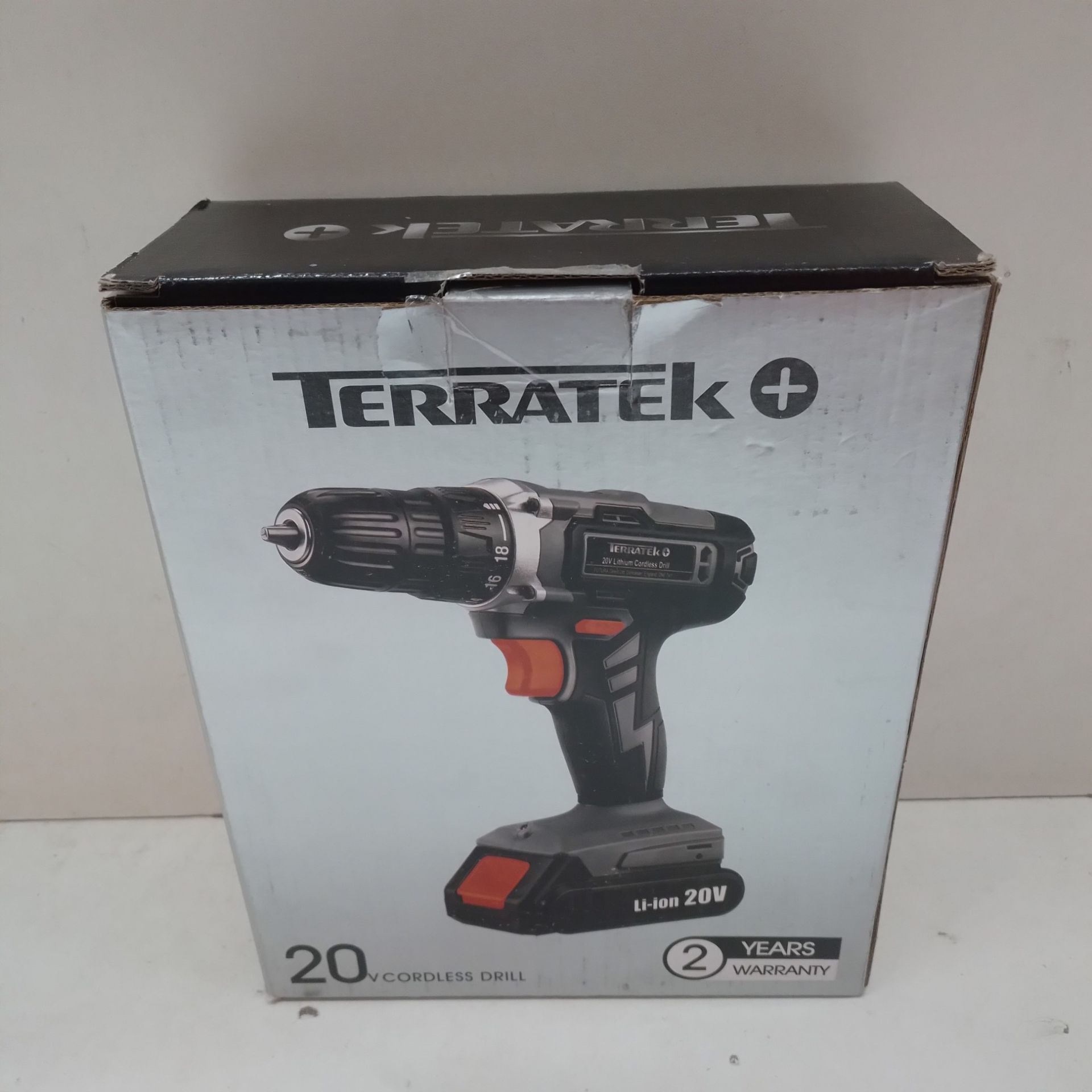 RRP £27.90 Terratek 13Pc Cordless Drill Driver 20V-Max Li-Ion Battery 1 Hour Fast charge - Image 4 of 4