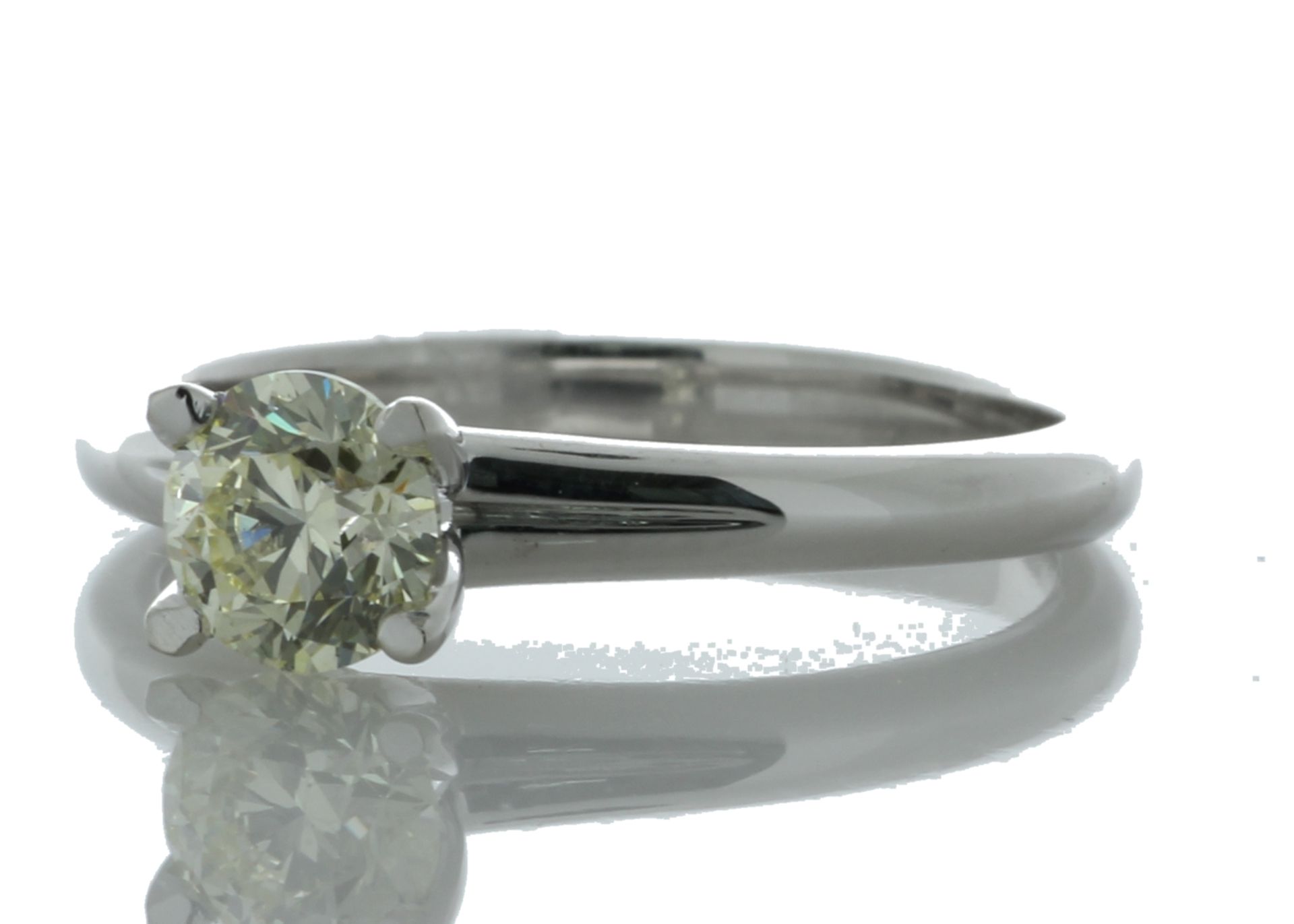 18ct White Gold Single Stone Rex Set Diamond Ring 0.71 Carats - Valued By GIE £12,870.00 - A - Image 2 of 5