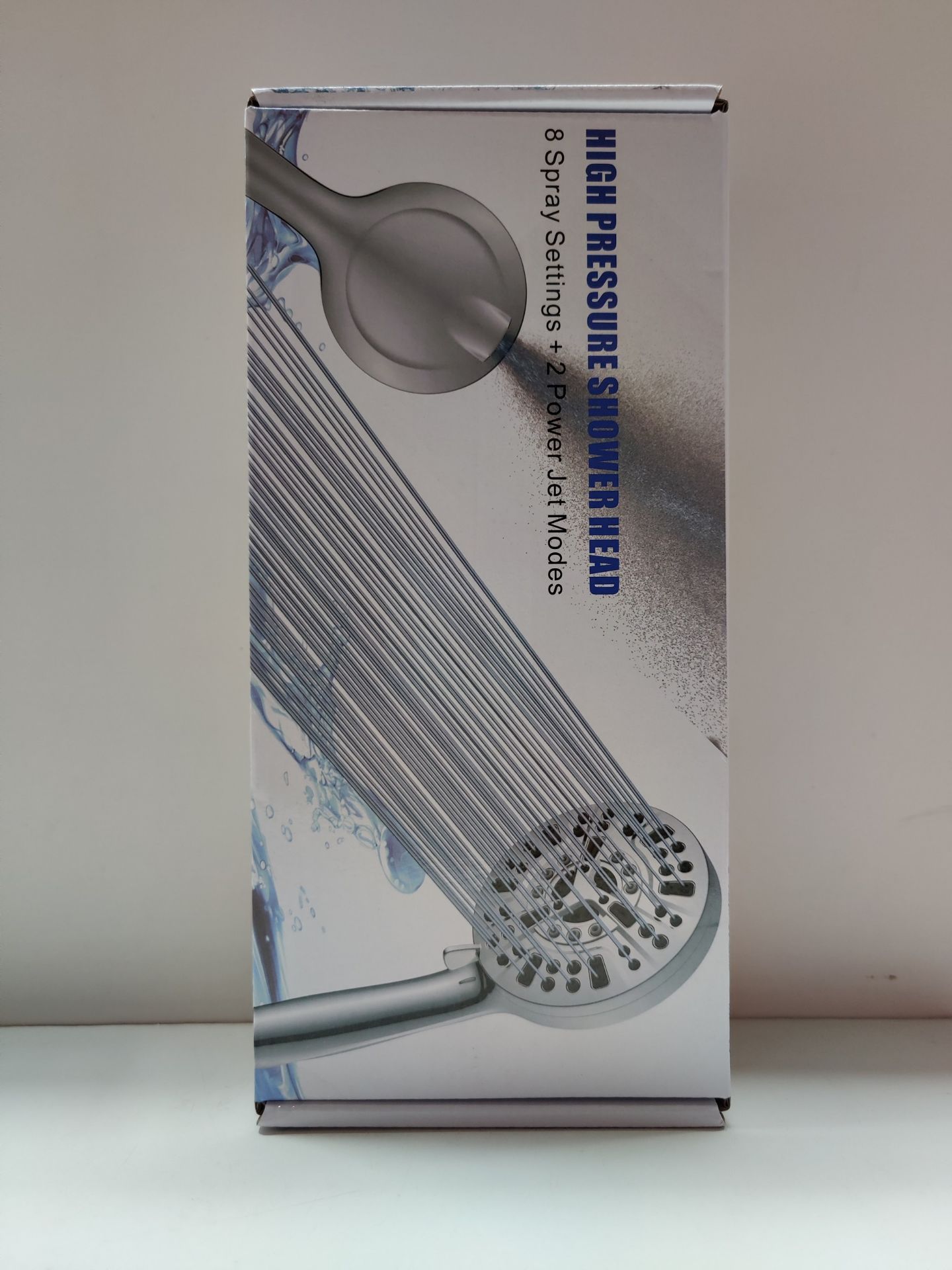 RRP £24.55 High Pressure Shower Head with Handheld - Image 2 of 2