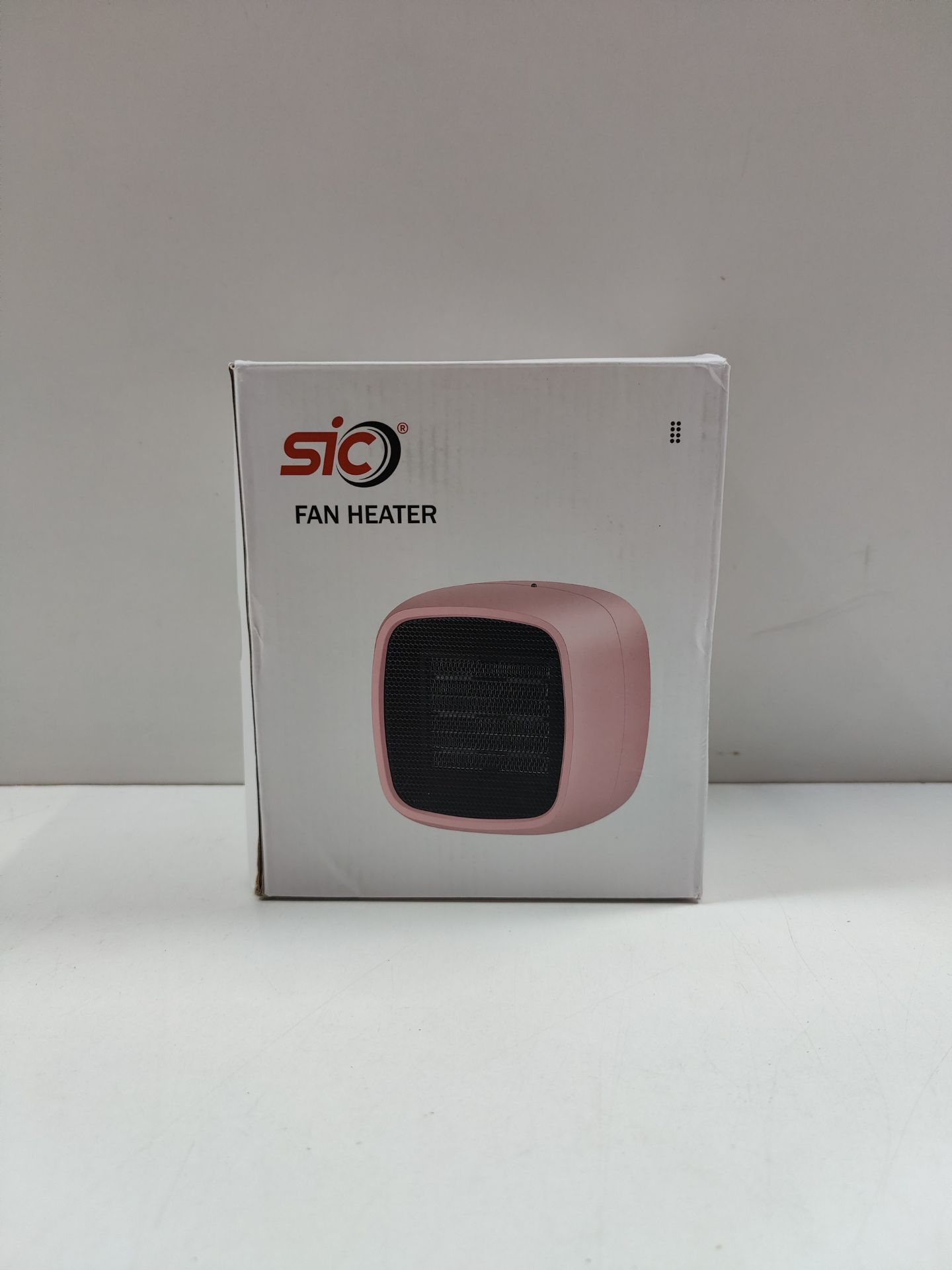 RRP £22.32 SIC 450-800W Mini Ceramic Fan Heater - Electric Heater with Large Range - Image 2 of 2