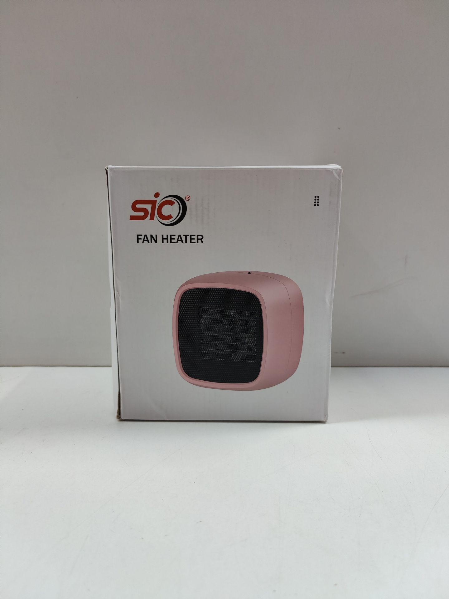 RRP £22.32 SIC 450-800W Mini Ceramic Fan Heater - Electric Heater with Large Range - Image 2 of 2