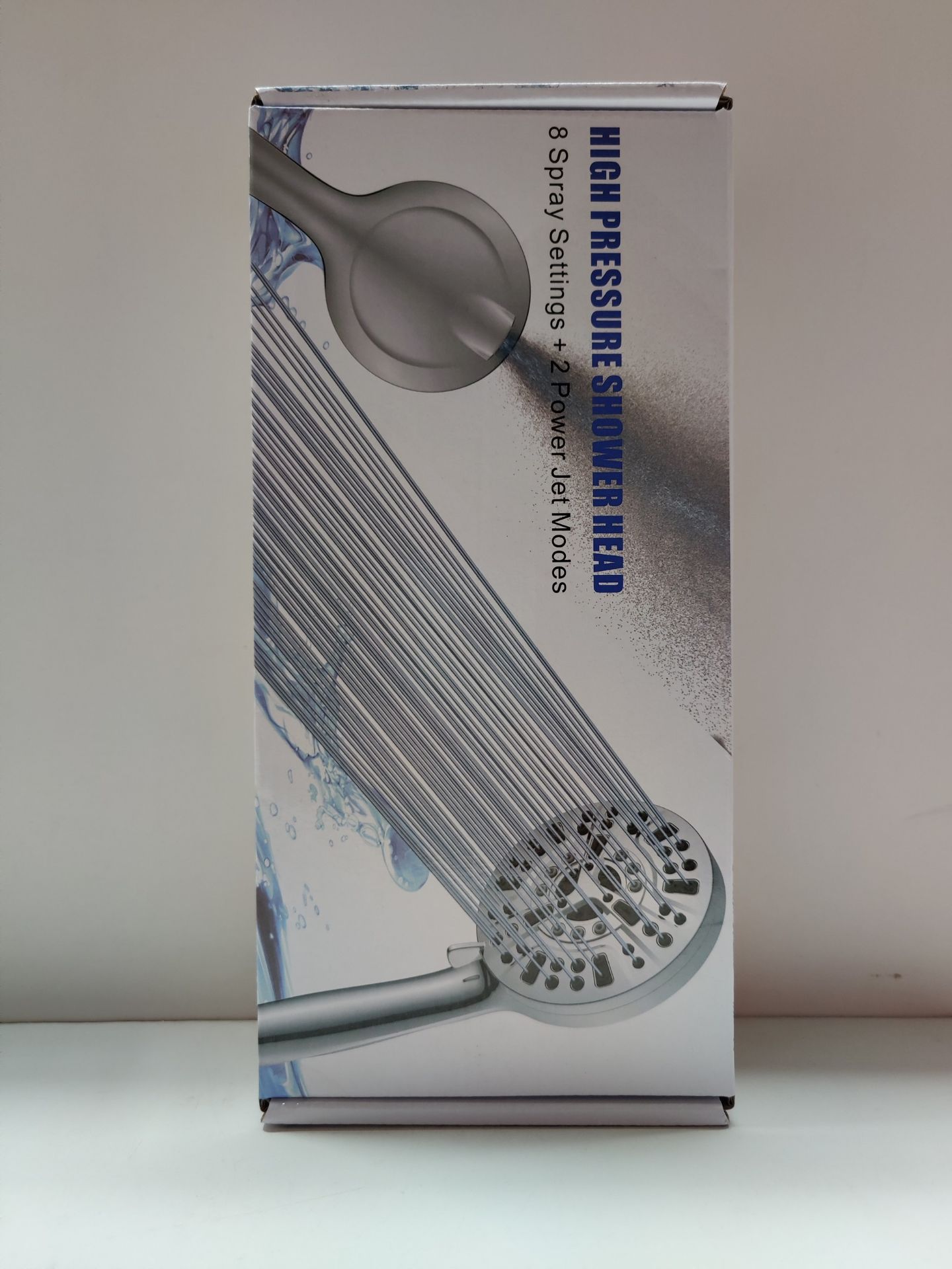 RRP £24.55 High Pressure Shower Head with Handheld - Image 2 of 2