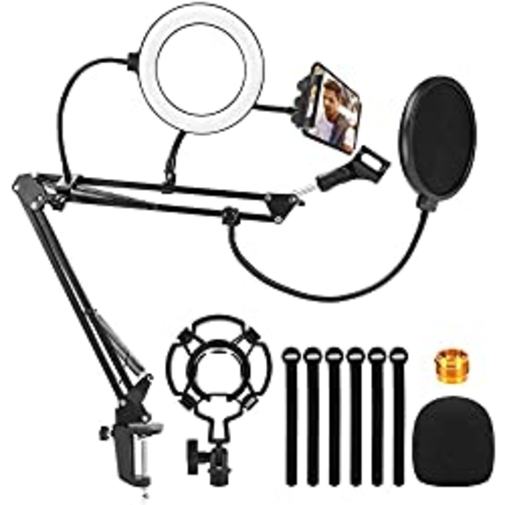 RRP £24.25 Microphone Arm Stand Victop Adjustable Suspension Boom