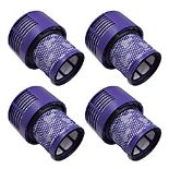 RRP £22.32 4-PACK Replacement Filters Compatible with Dyson V10 Vacuum