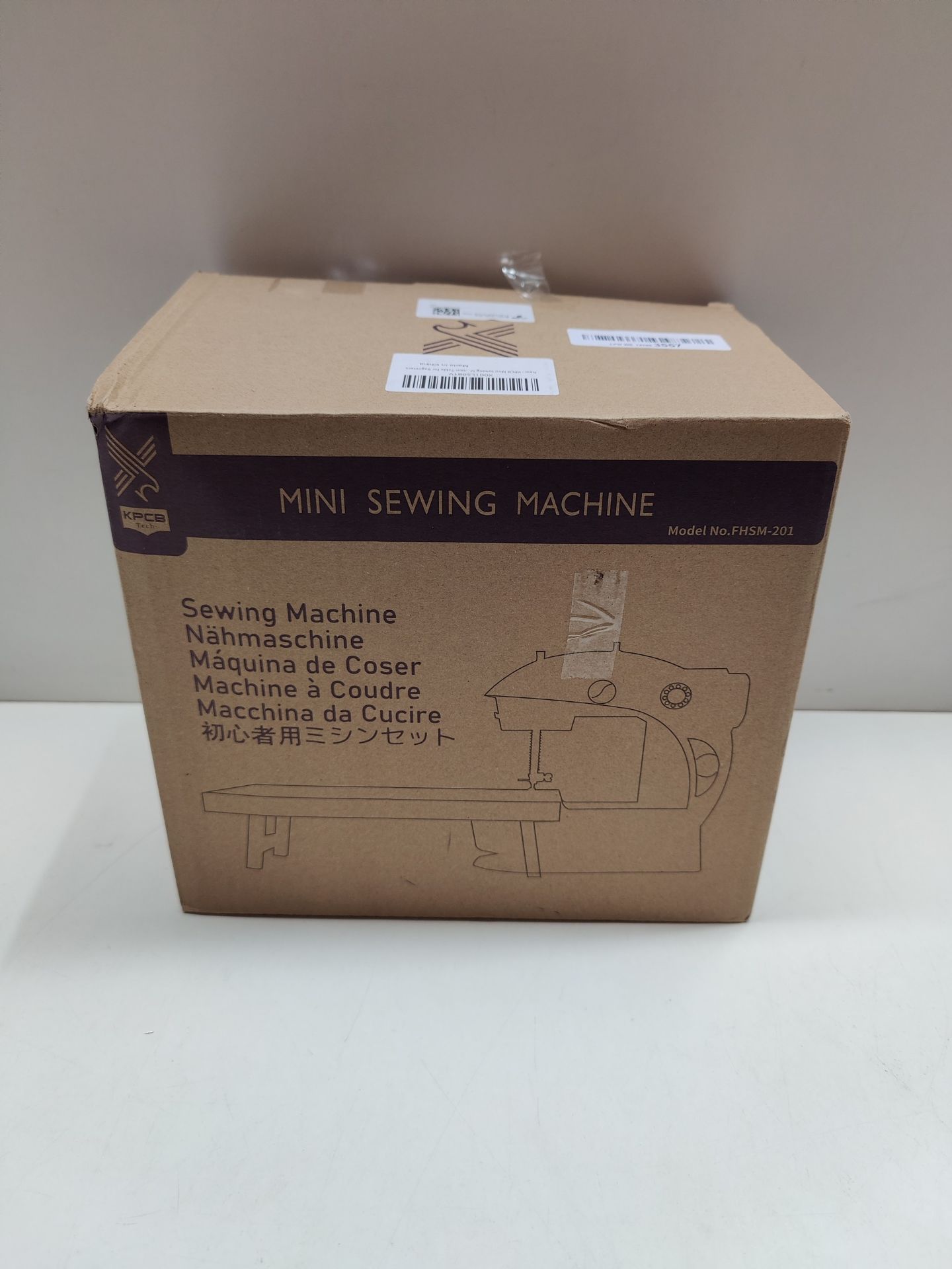 RRP £41.30 KPCB Mini Sewing Machine with Sewing Kit and Extension Table for Beginners - Image 2 of 2