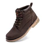 RRP £66.99 BayQ Men's Work Boots Casual Lace Up Ankle Boot