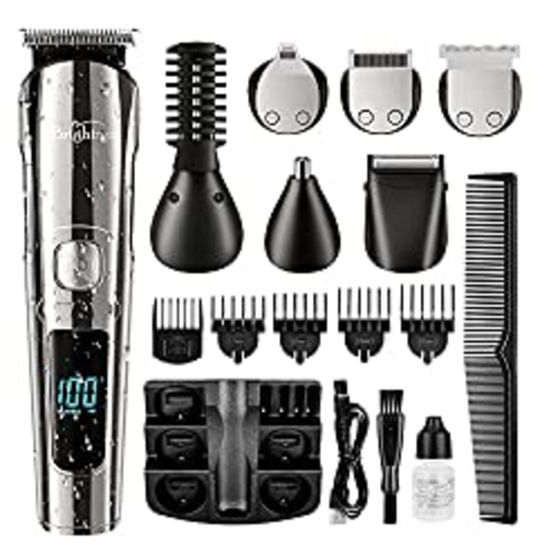 RRP £40.00 Brightup Beard Trimmer Men Waterproof