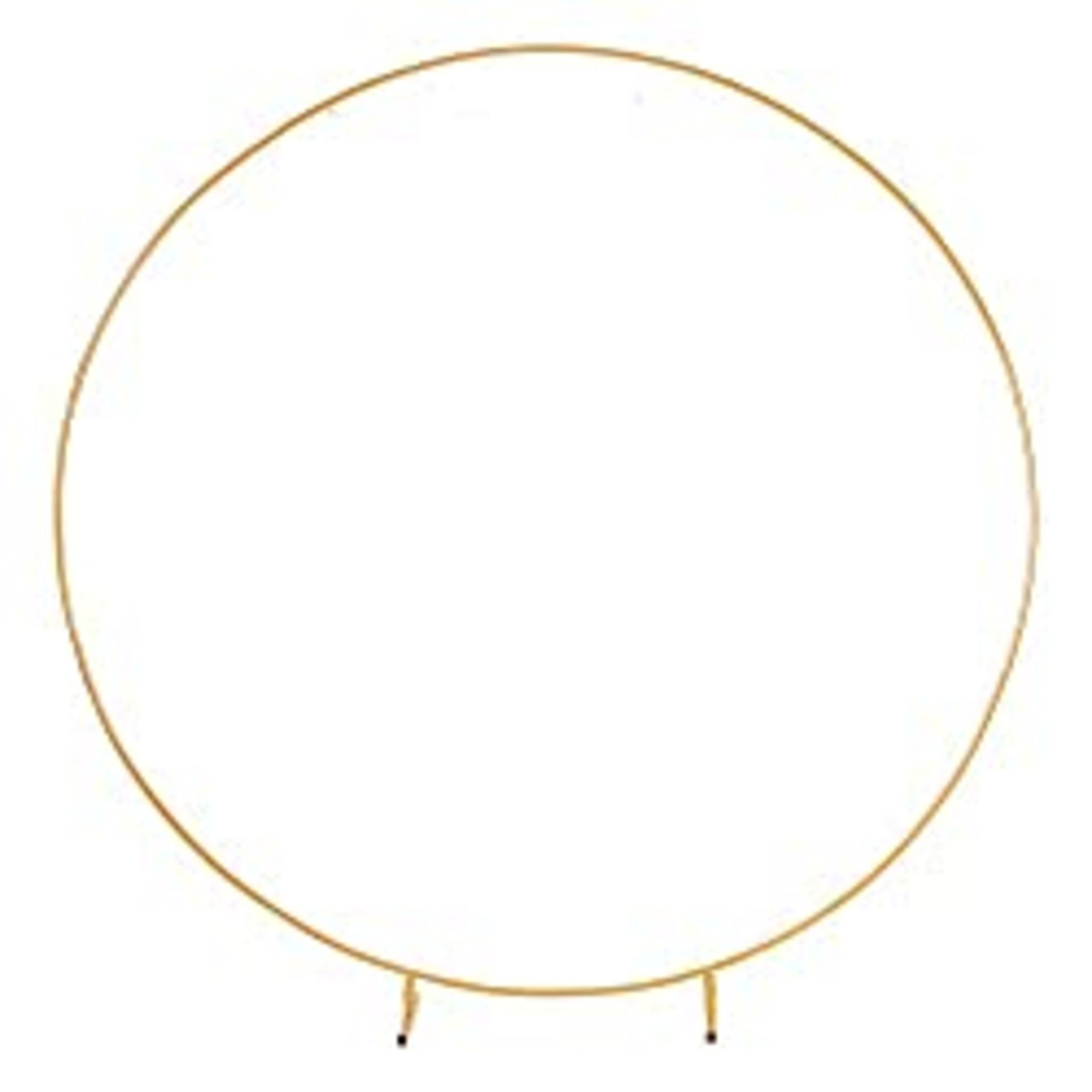 RRP £59.07 PILIN Huge Gold Metal Round Balloon Arch Kit Removable