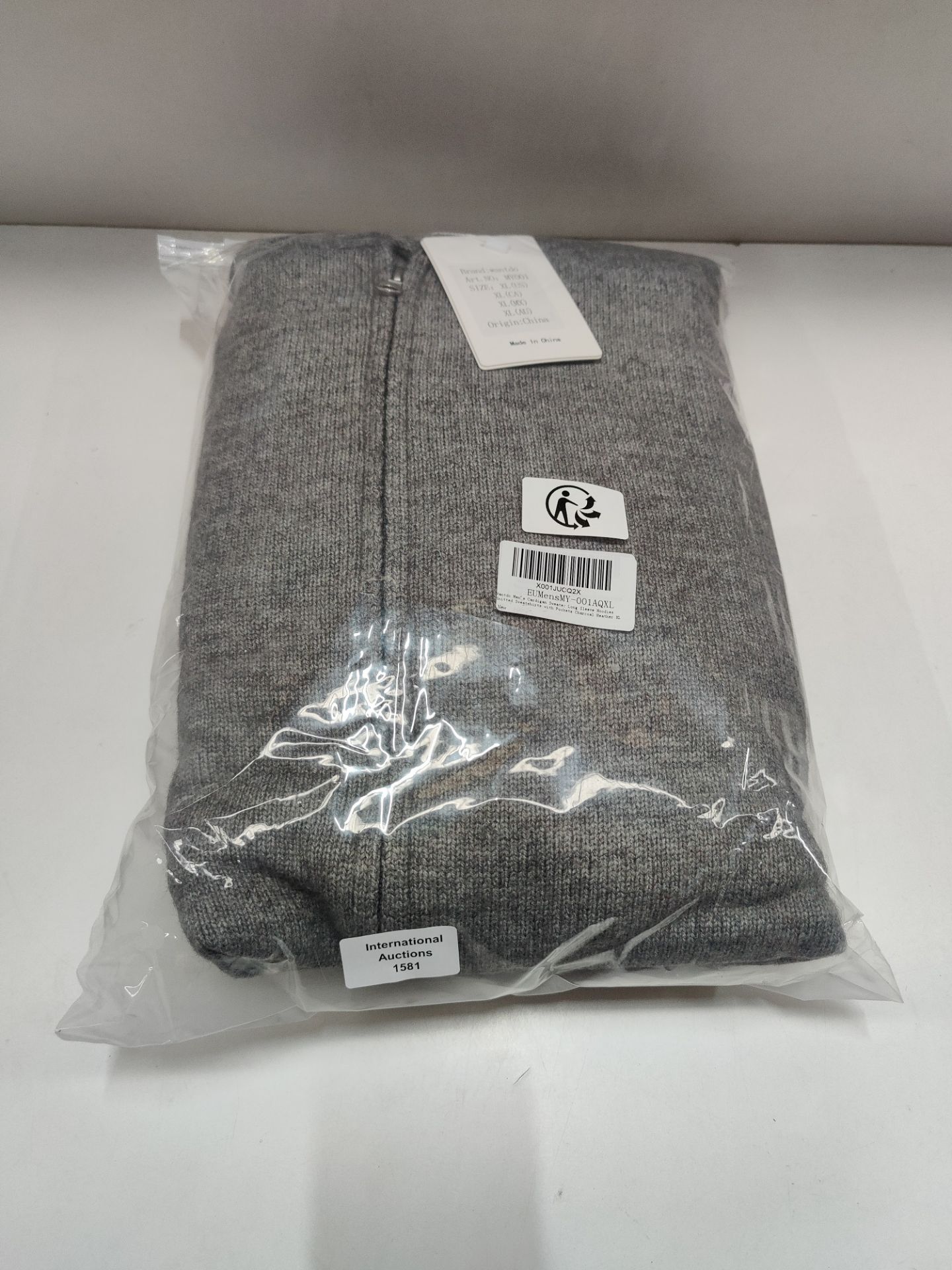 RRP £20.10 Wantdo Men s Casual Warm Full Zip Cardigan Sweater - Image 2 of 2