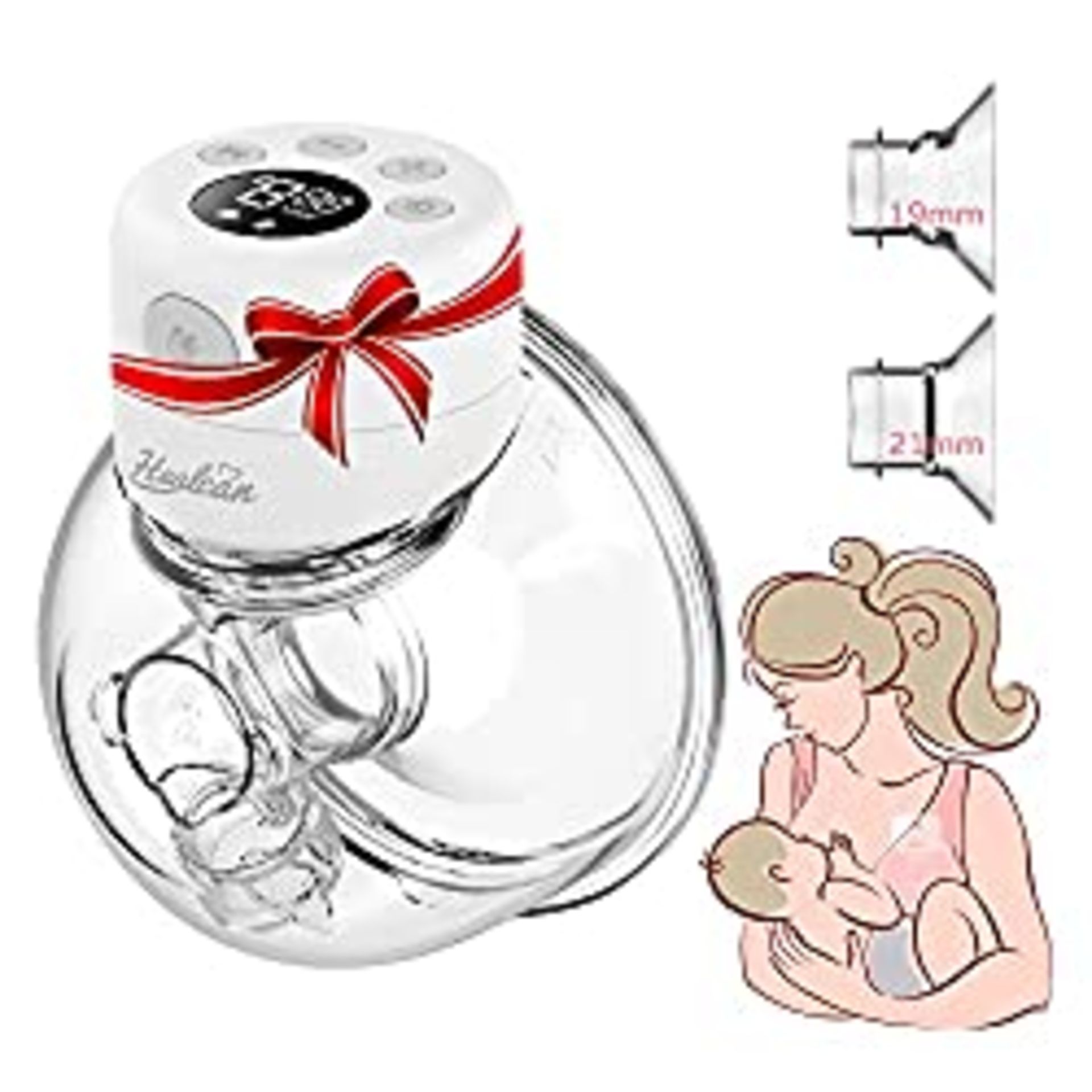 RRP £55.82 Wearable Electric Breast Pump