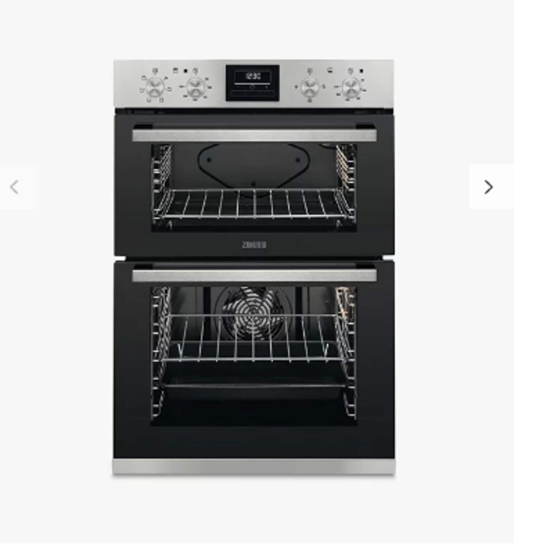 Zanussi ZOD35661XK Built-In Multifunction Electric Double Oven, Stainless Steel RRP £599 (42)