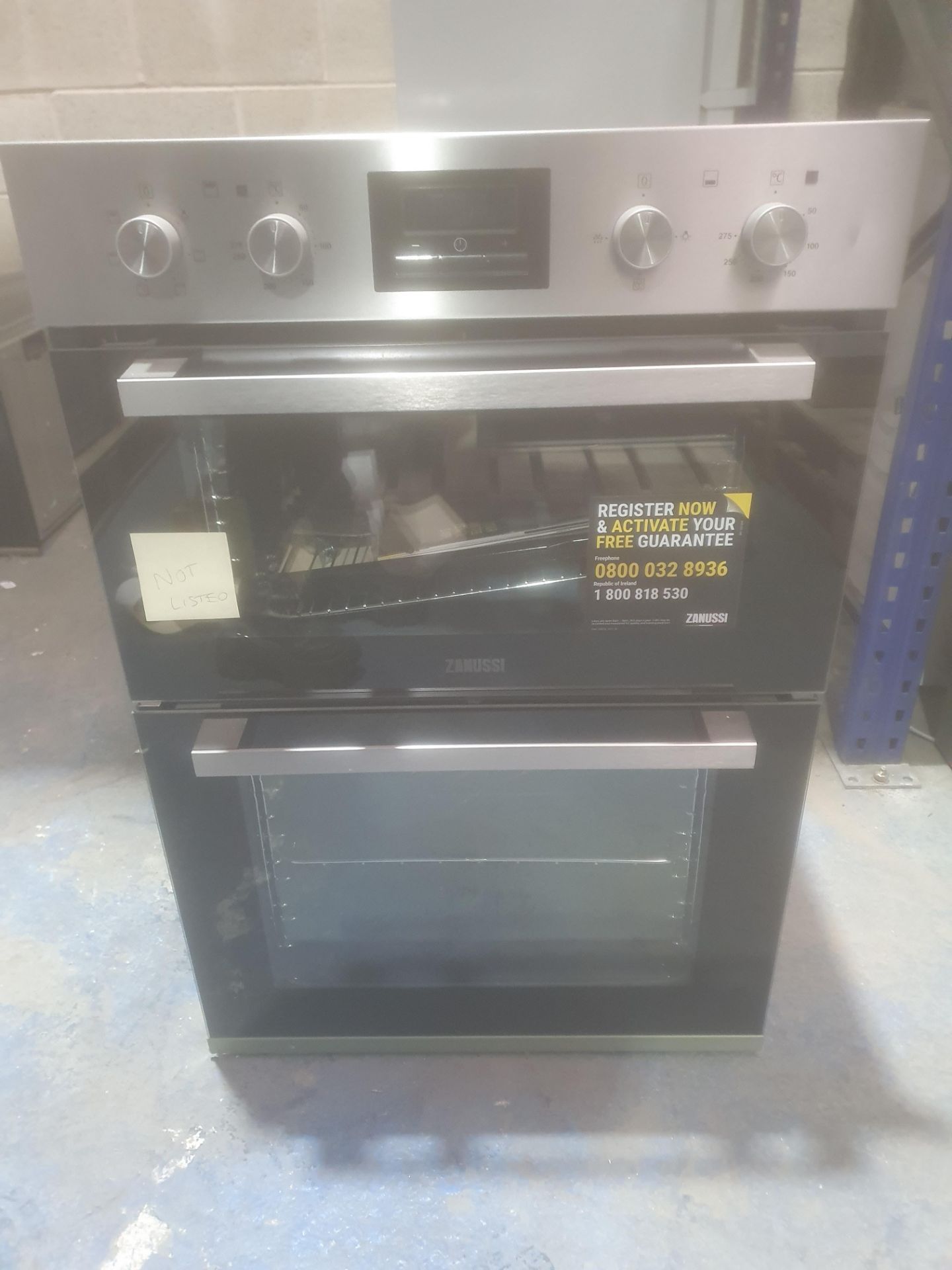 Zanussi ZOD35661XK Built-In Multifunction Electric Double Oven, Stainless Steel RRP £599 (42) - Image 2 of 7