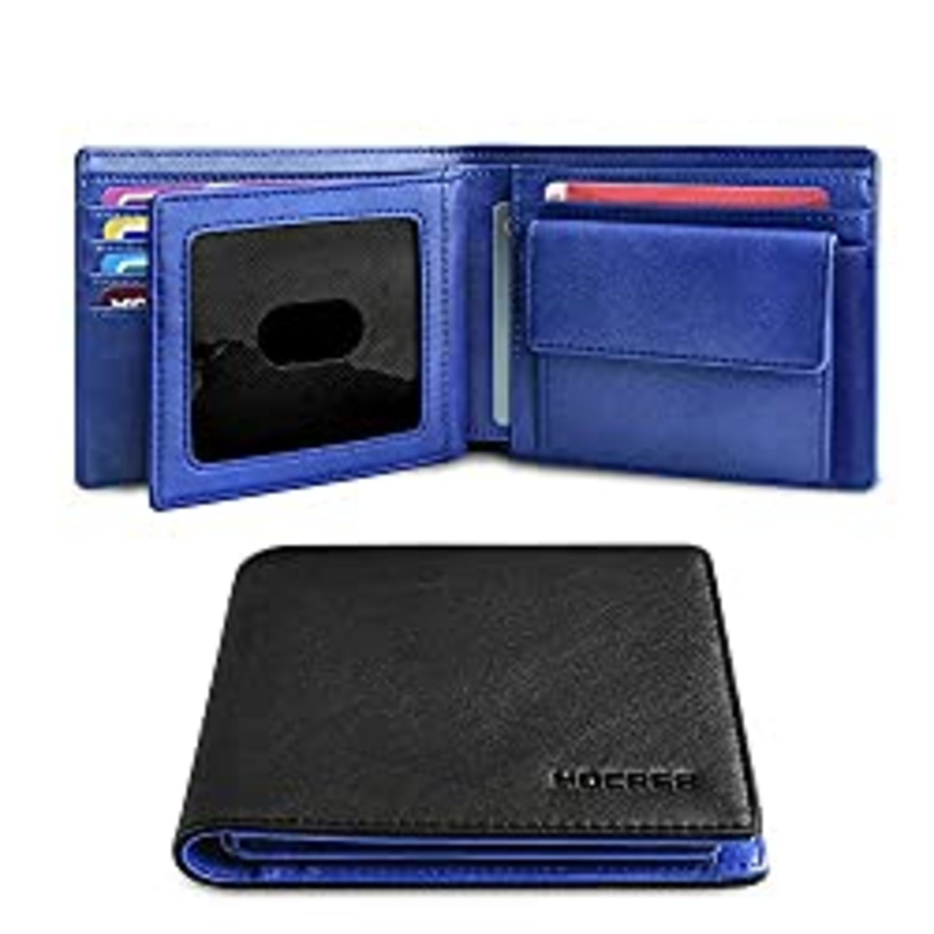 RRP £23.44 BRAND NEW STOCK HOCRES RFID Blocking Wallet for Men Slim Bifold Wallets