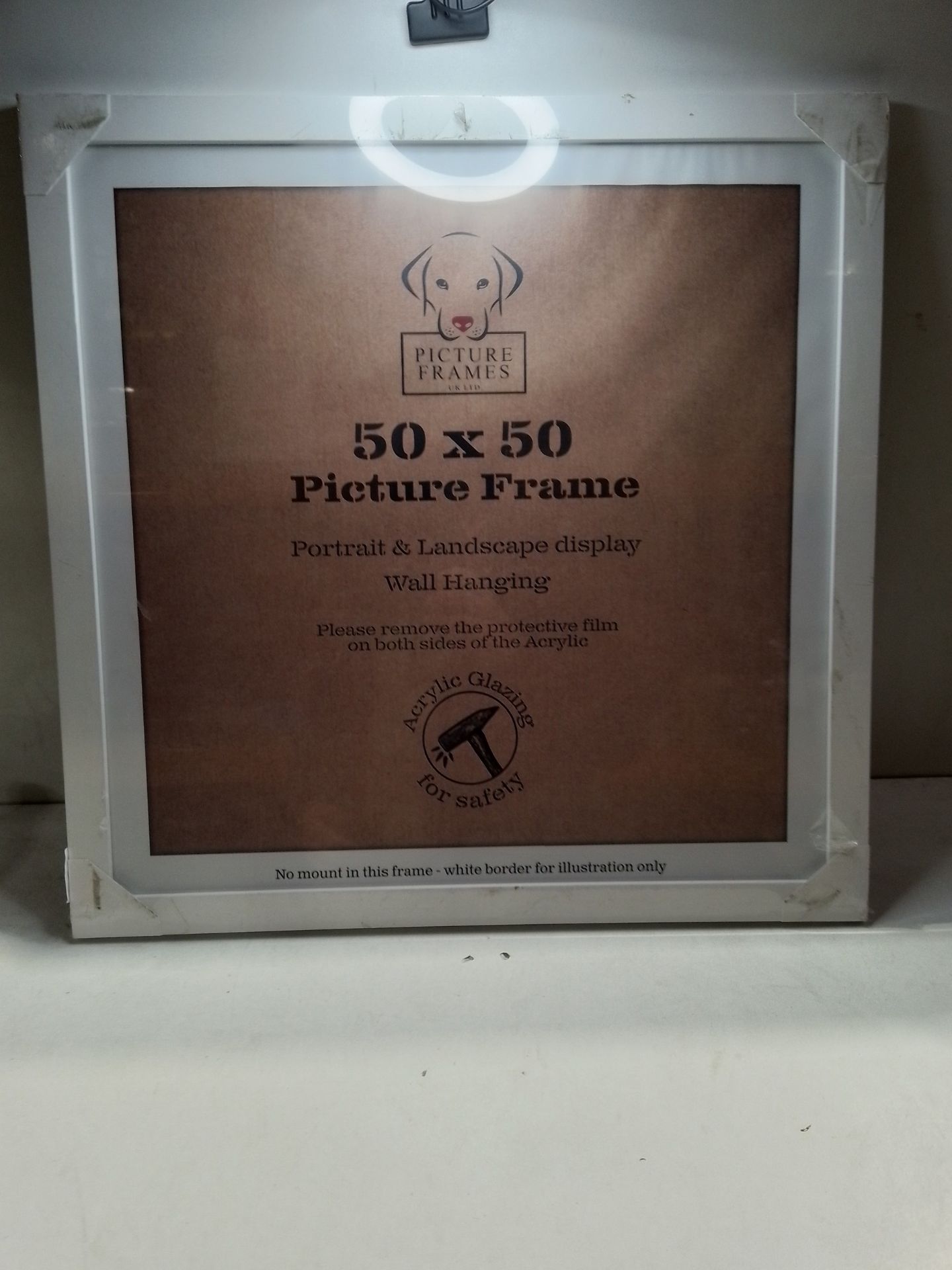 RRP £16.70 BRAND NEW STOCK 50x50 White Frame - Image 2 of 2