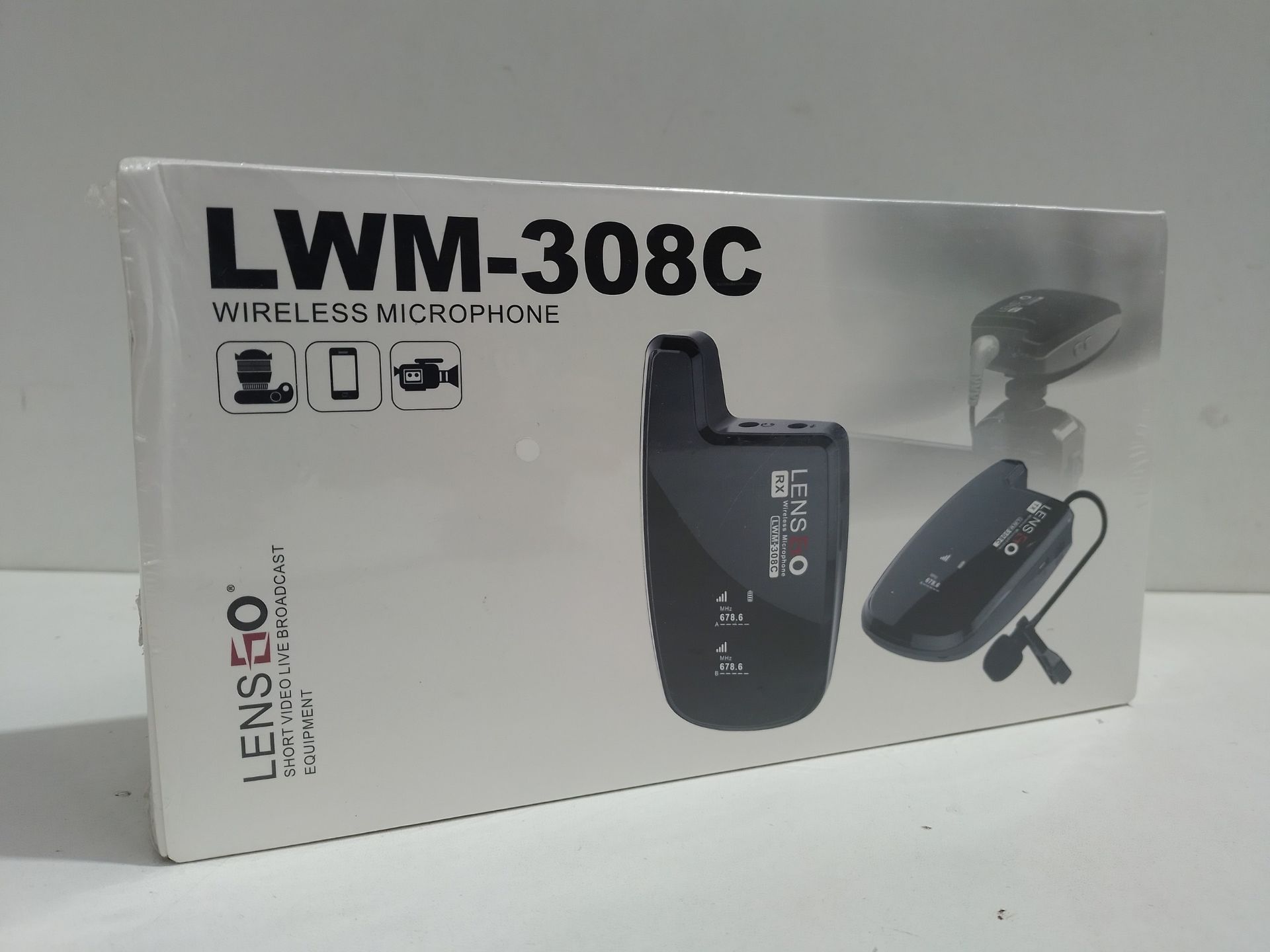 RRP £109.92 BRAND NEW STOCK Wireless Lavalier Microphone System - Image 2 of 2