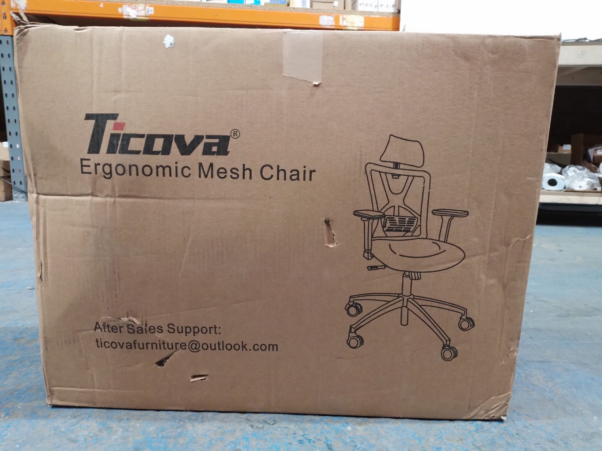 RRP £223.31 Ticova Ergonomic Office Chair - Image 2 of 2