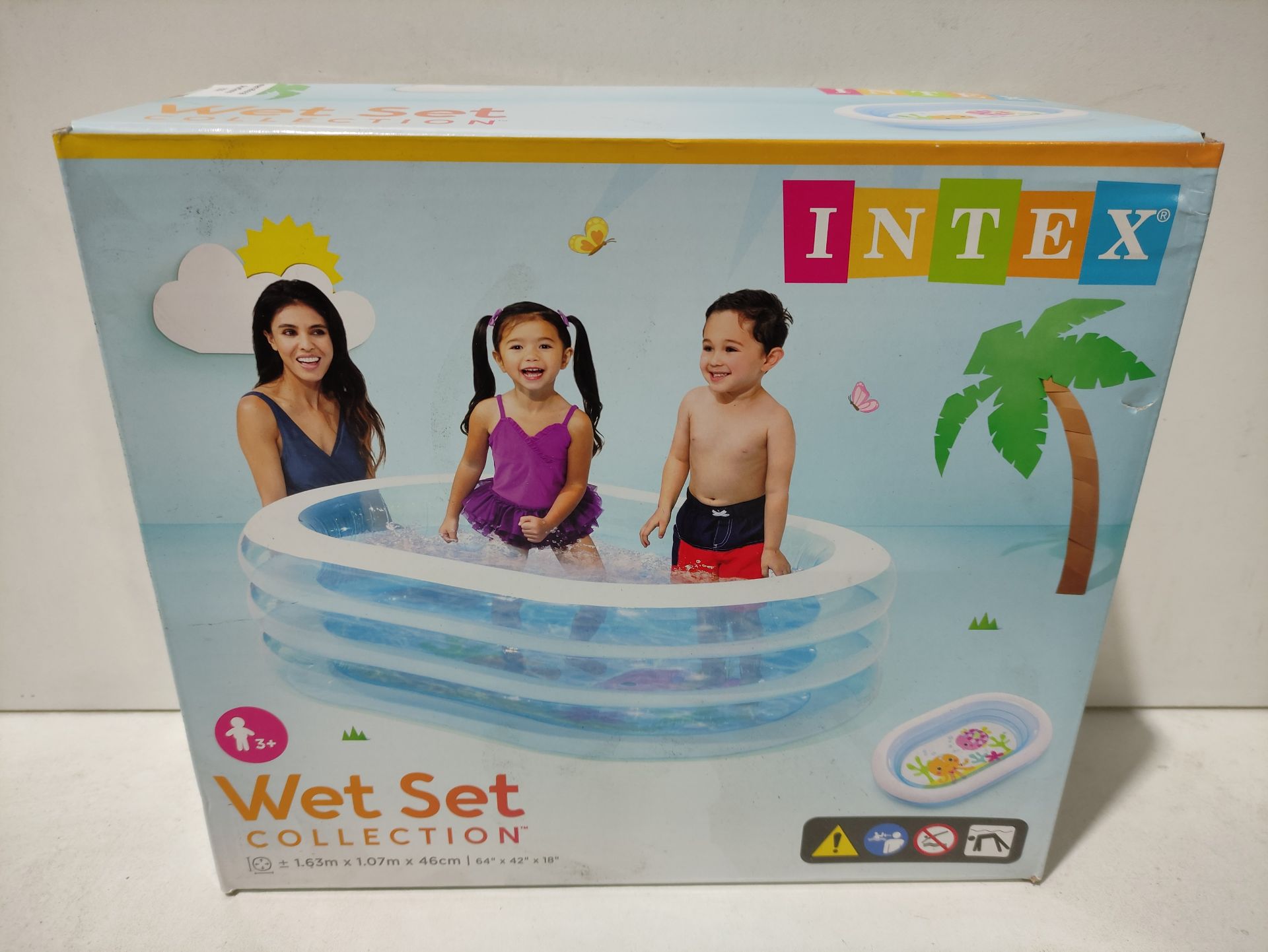 RRP £40.20 BRAND NEW STOCK Intex Oval Whale Fun Pool (ASSSORTED MODEL) - Image 2 of 2