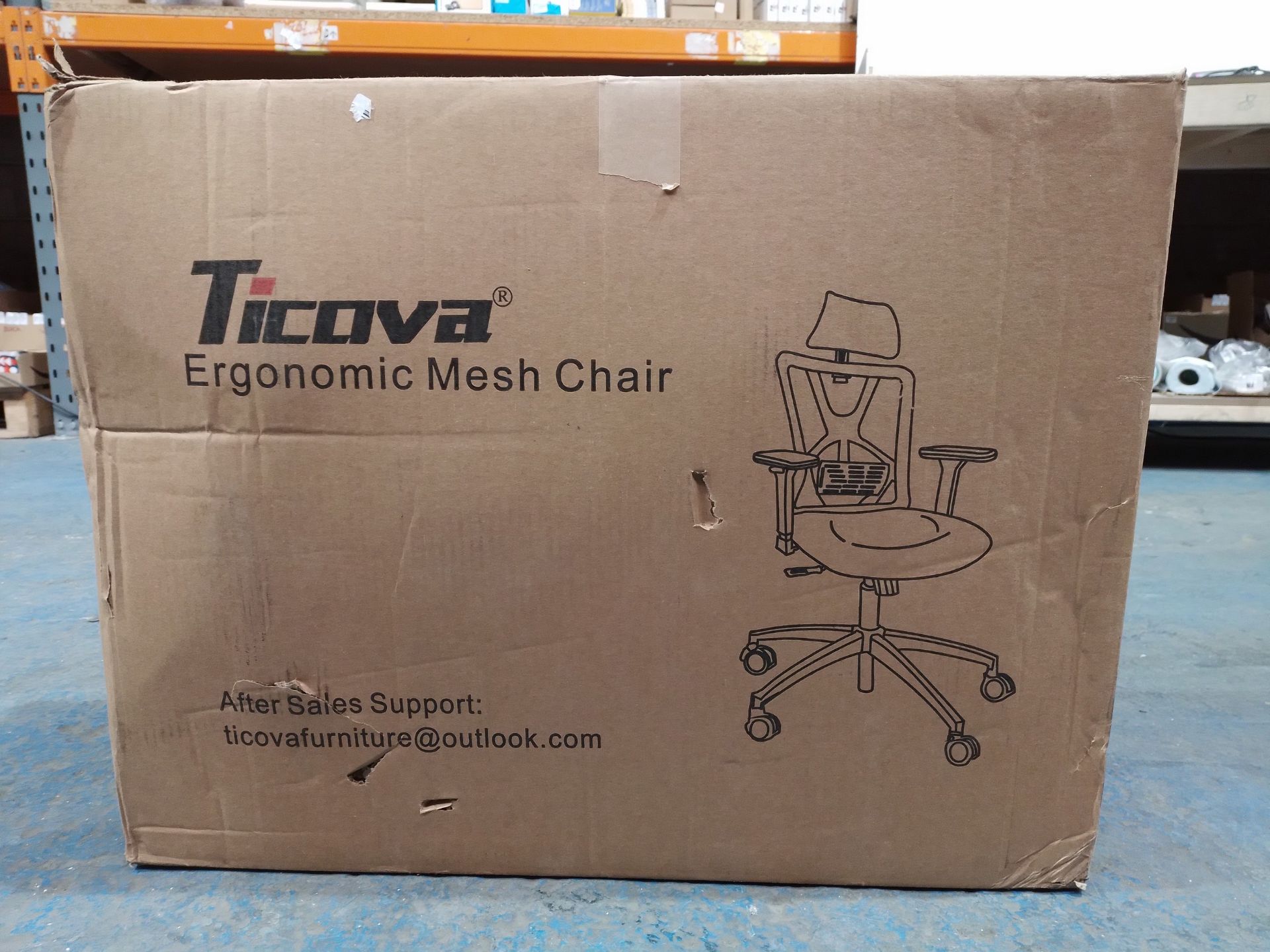 RRP £223.31 Ticova Ergonomic Office Chair - Image 2 of 2