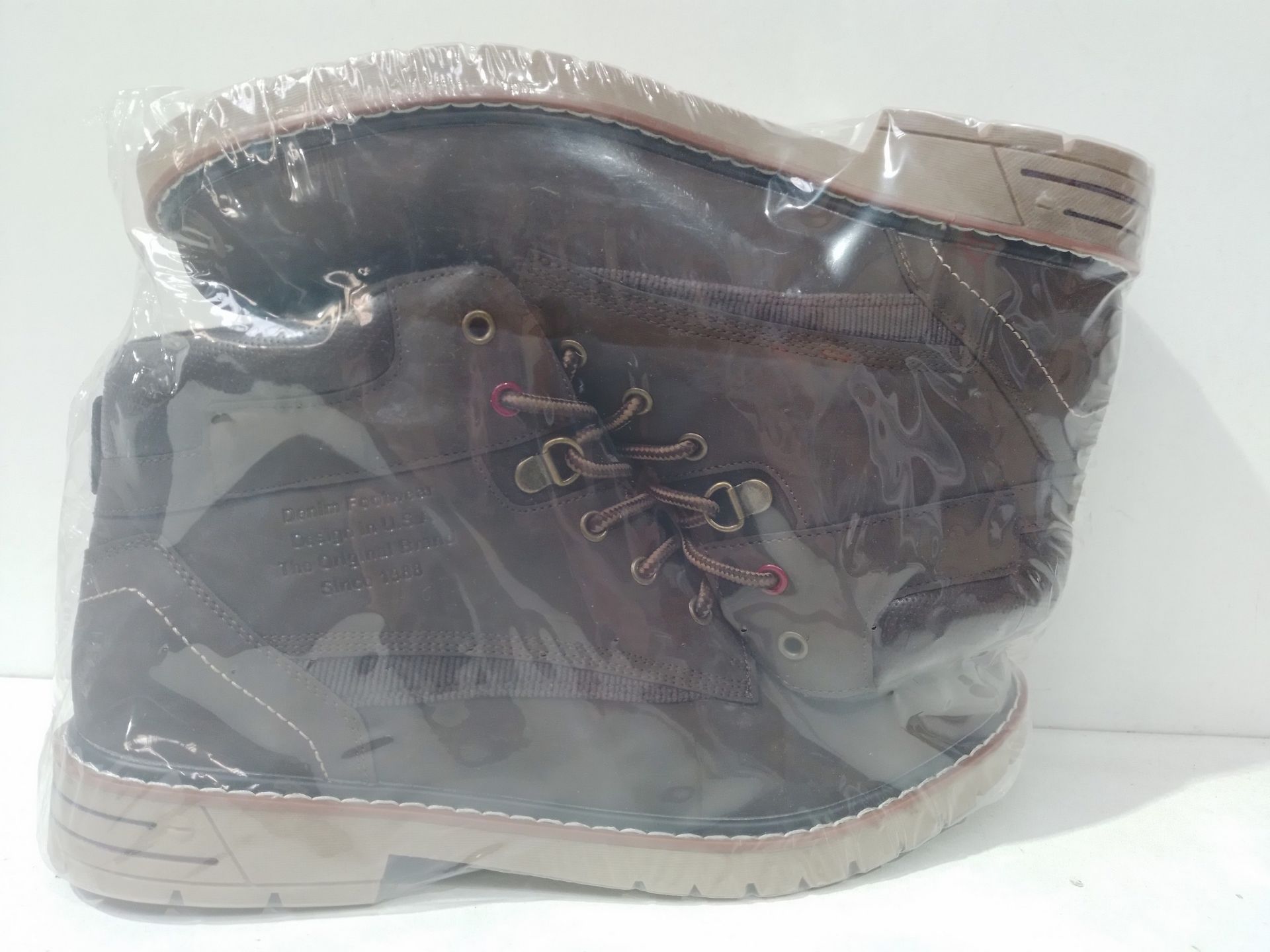 RRP £66.99 BRAND NEW STOCK BayQ Men's Work Boots Casual Lace Up Ankle Boot - Image 2 of 2