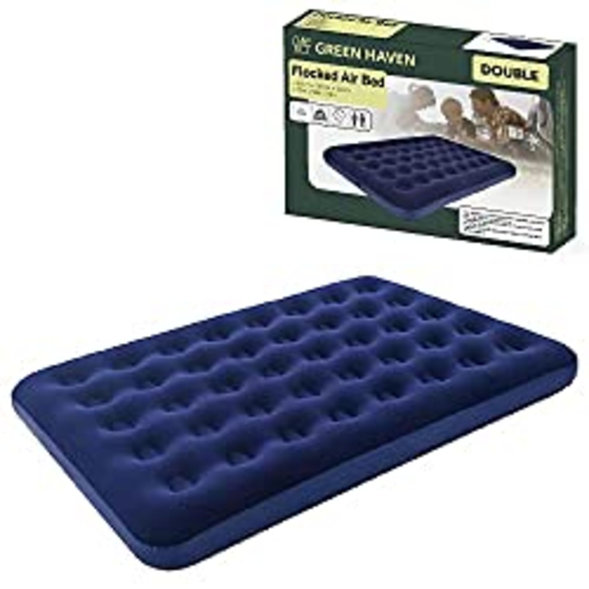 RRP £30.14 Premium Extra Comfortable Blow up Double Airbed | Waterproof
