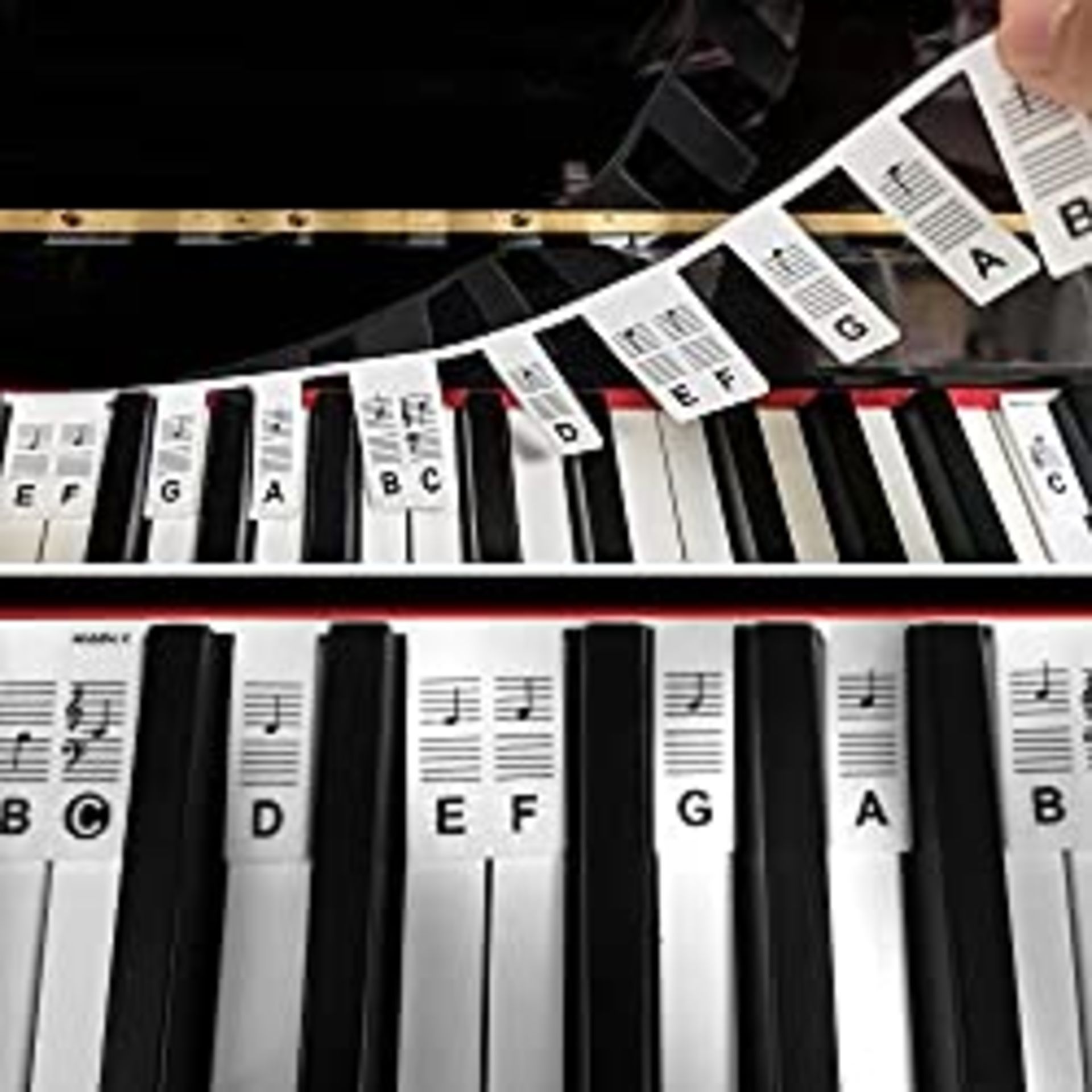 RRP £10.95 Piano Key Stickers