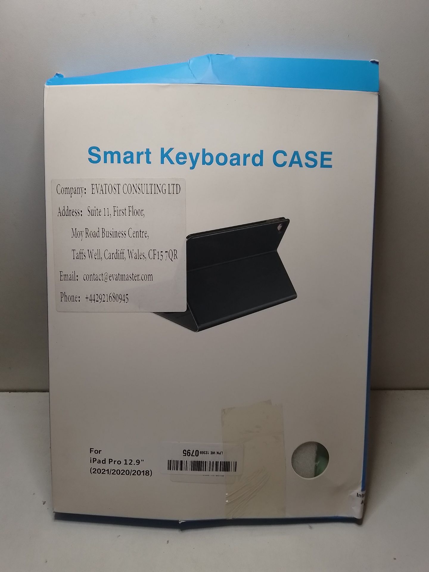 RRP £55.82 Keyboard Case for iPad Pro 12.9 2021/2020-Touchpad - Image 2 of 2