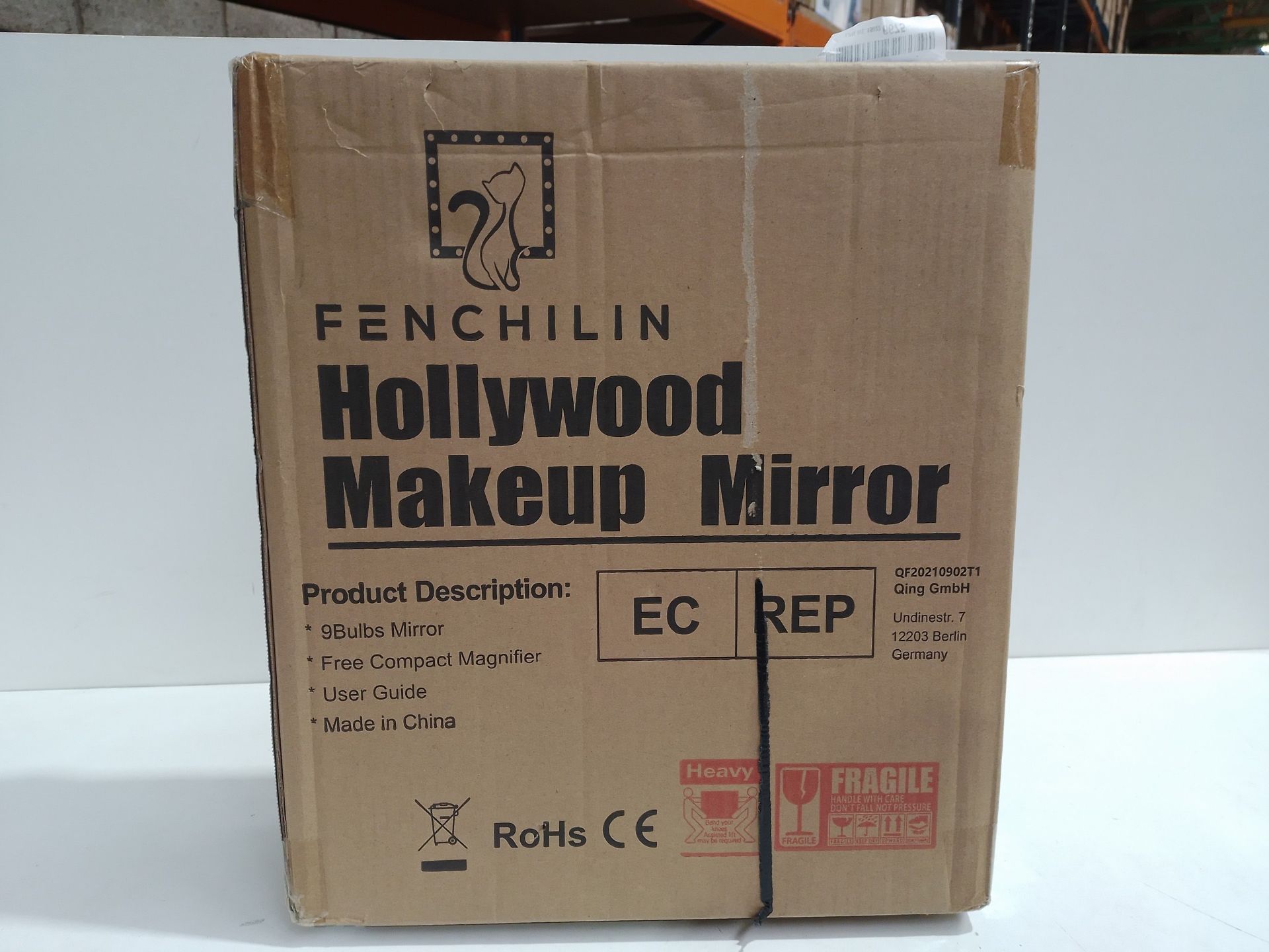 RRP £61.40 FENCHILIN Hollywood Makeup Mirror with Lights Tabletop - Image 2 of 2