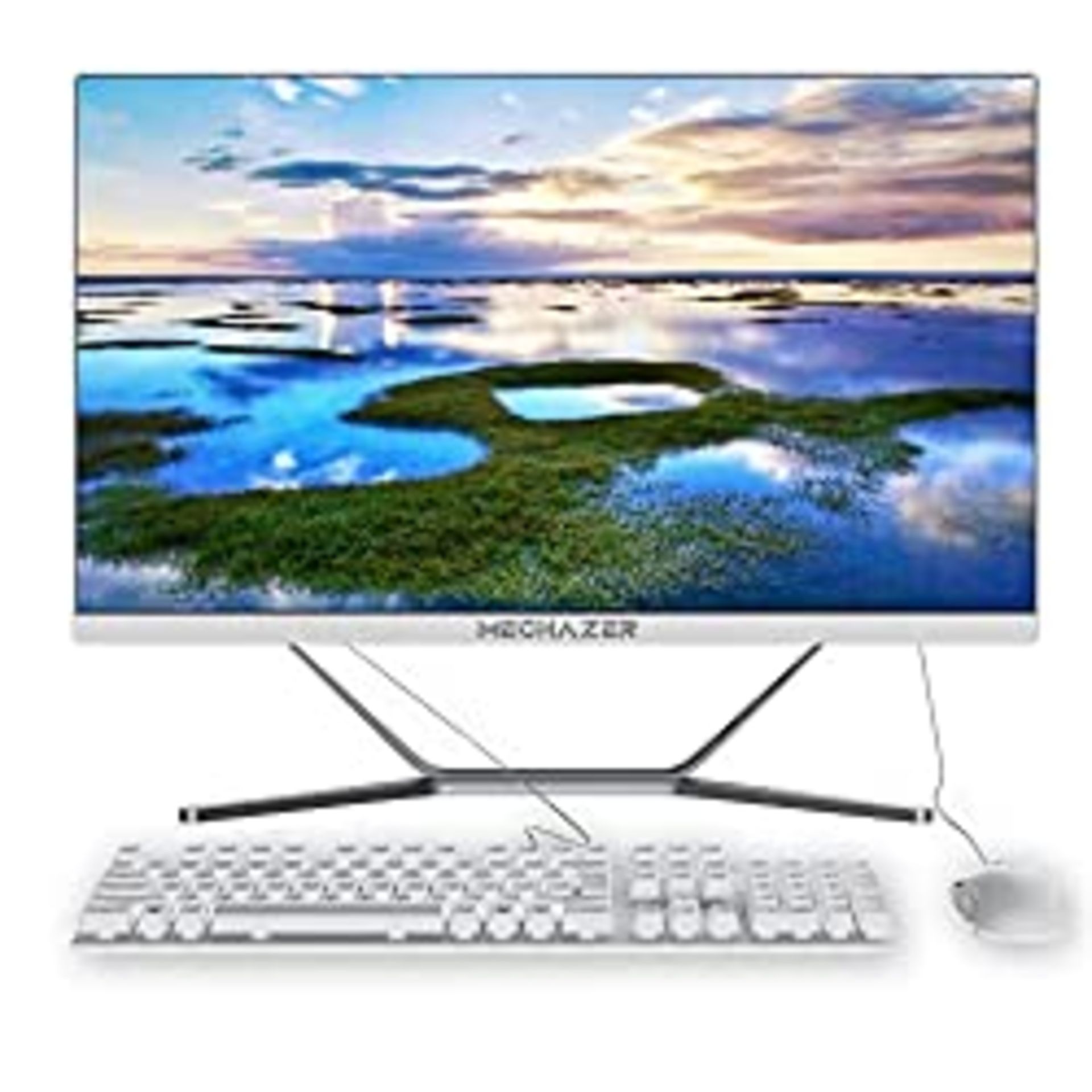 RRP £446.56 MECHAZER Z1 PC 23.8 inch All in One PC Desktop Computer