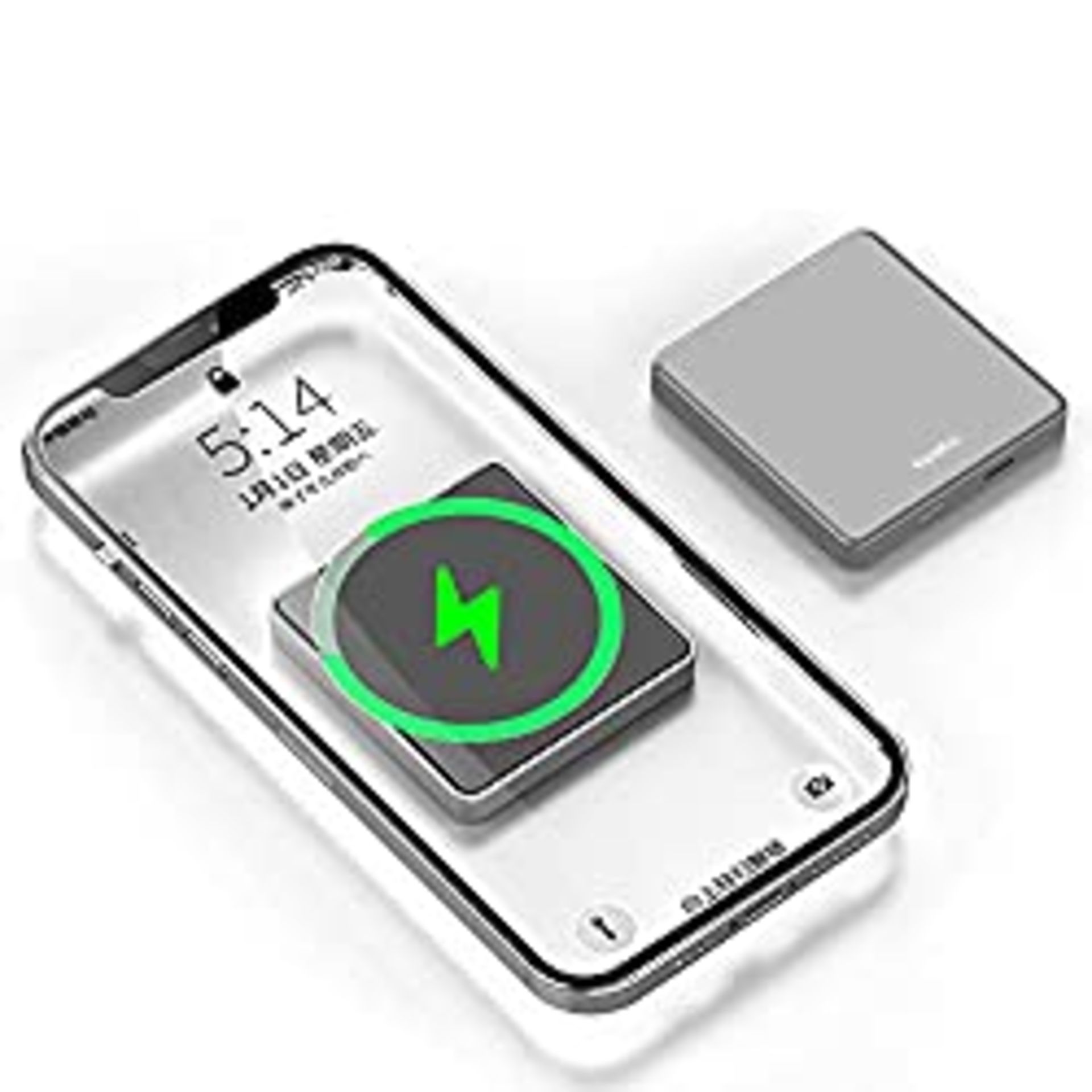 RRP £34.60 HiKiNS Magnetic Wireless Charger Power Bank 10000mAh