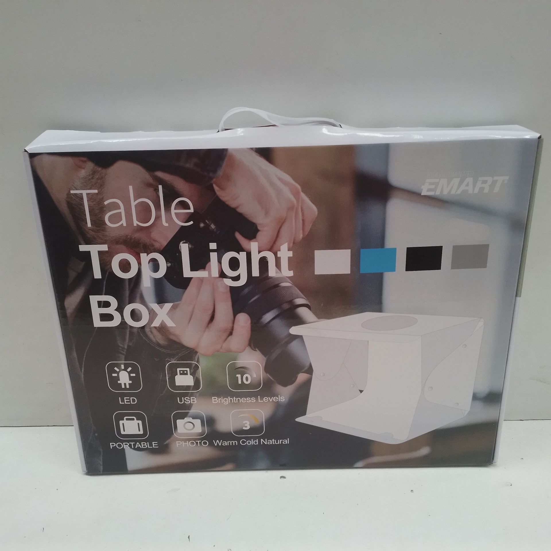 RRP £33.49 BRAND NEW STOCK Upgraded EMART Light Box Photography - Image 2 of 2