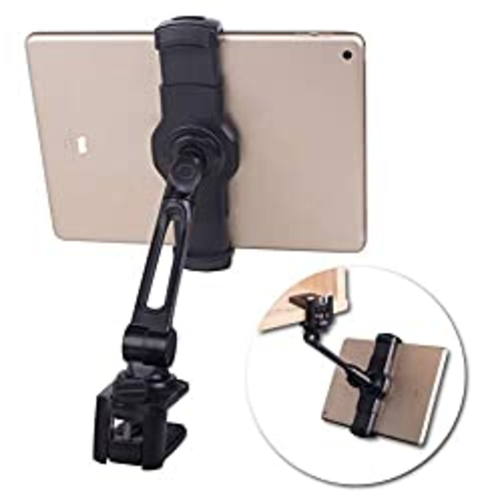 RRP £29.75 BRAND NEW STOCK Ledetech Aluminum Tablet Stand Holder Clamp Mount Bracket