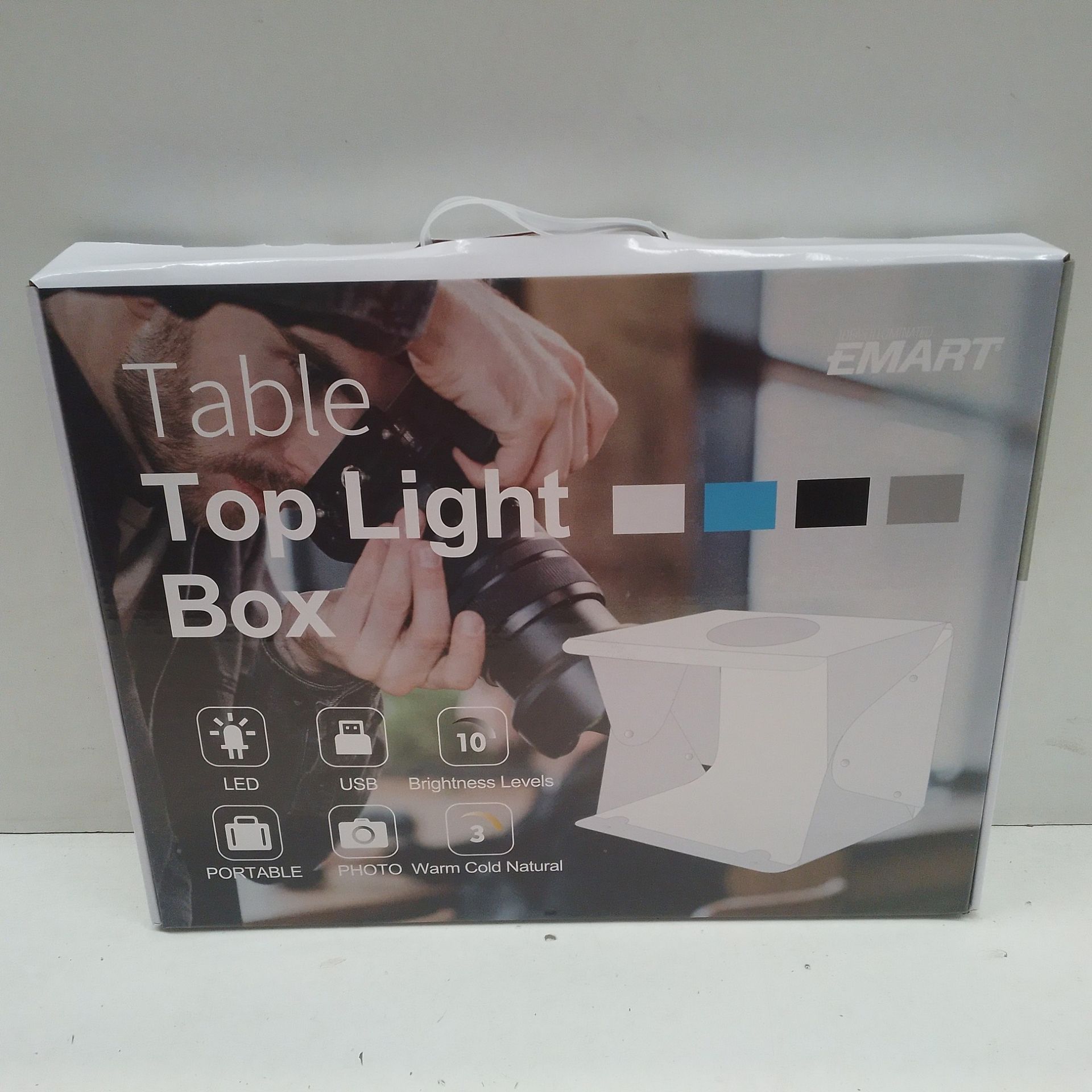 RRP £33.49 BRAND NEW STOCK Upgraded EMART Light Box Photography - Image 2 of 2
