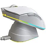 RRP £49.98 KLIM Blaze Pro Rechargeable Wireless Gaming Mouse with Charging Dock RGB
