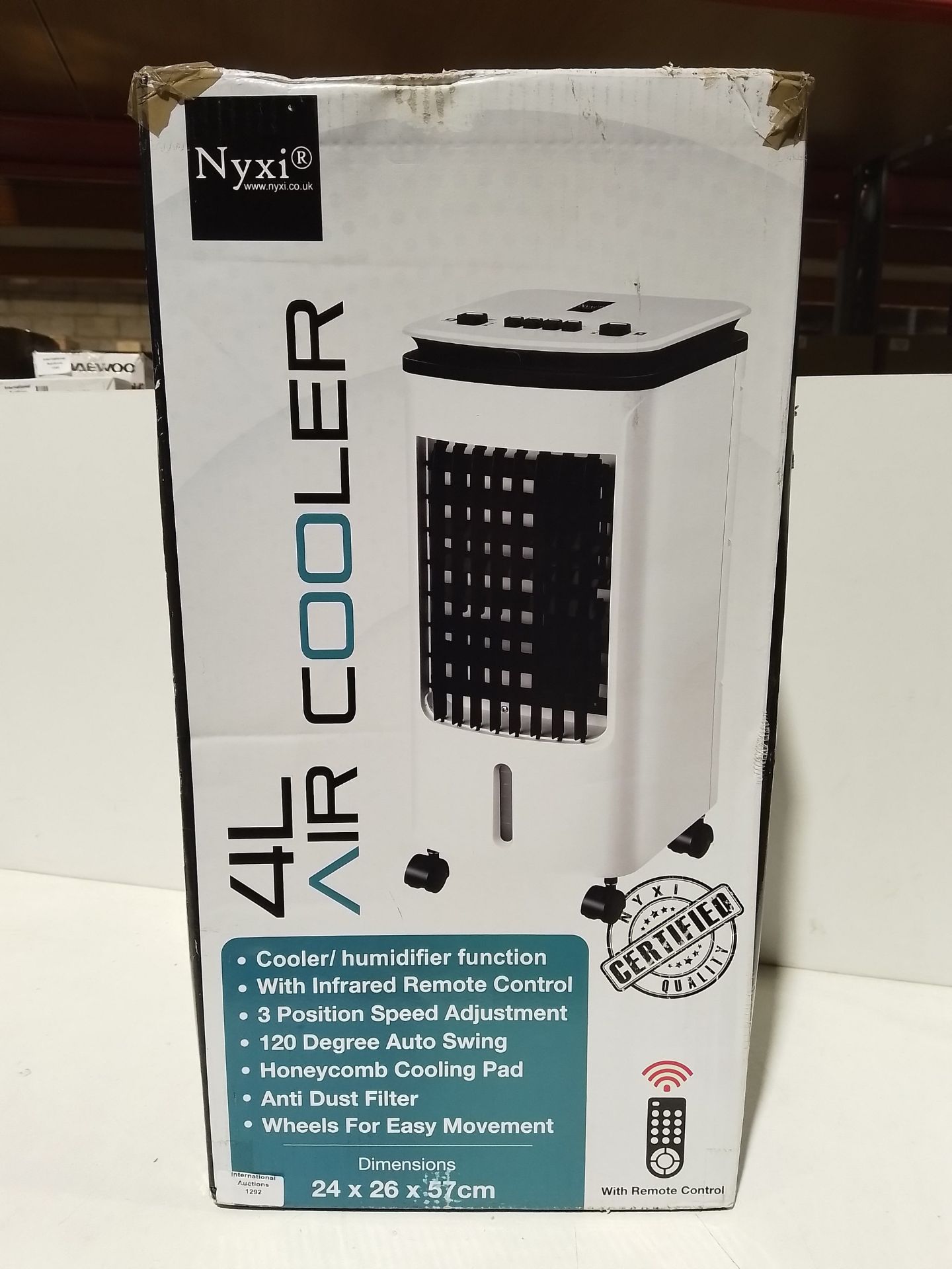 RRP £83.74 Nyxi Air Cooler Fan Portable - Image 2 of 2