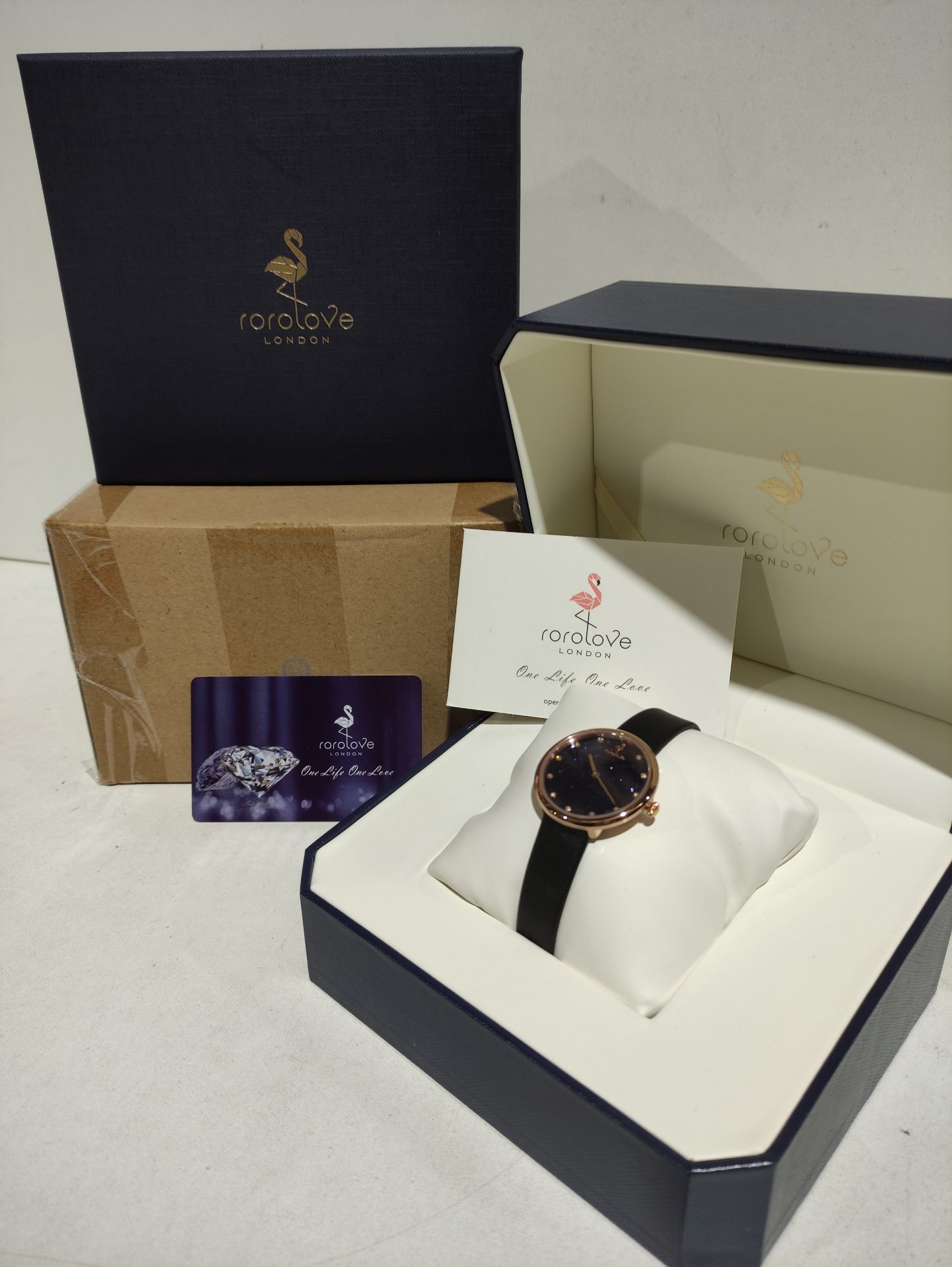 RRP £46.90 BRAND NEW STOCK rorolove Watch for Women Diamond Wrist Watch Fashion - Image 2 of 2