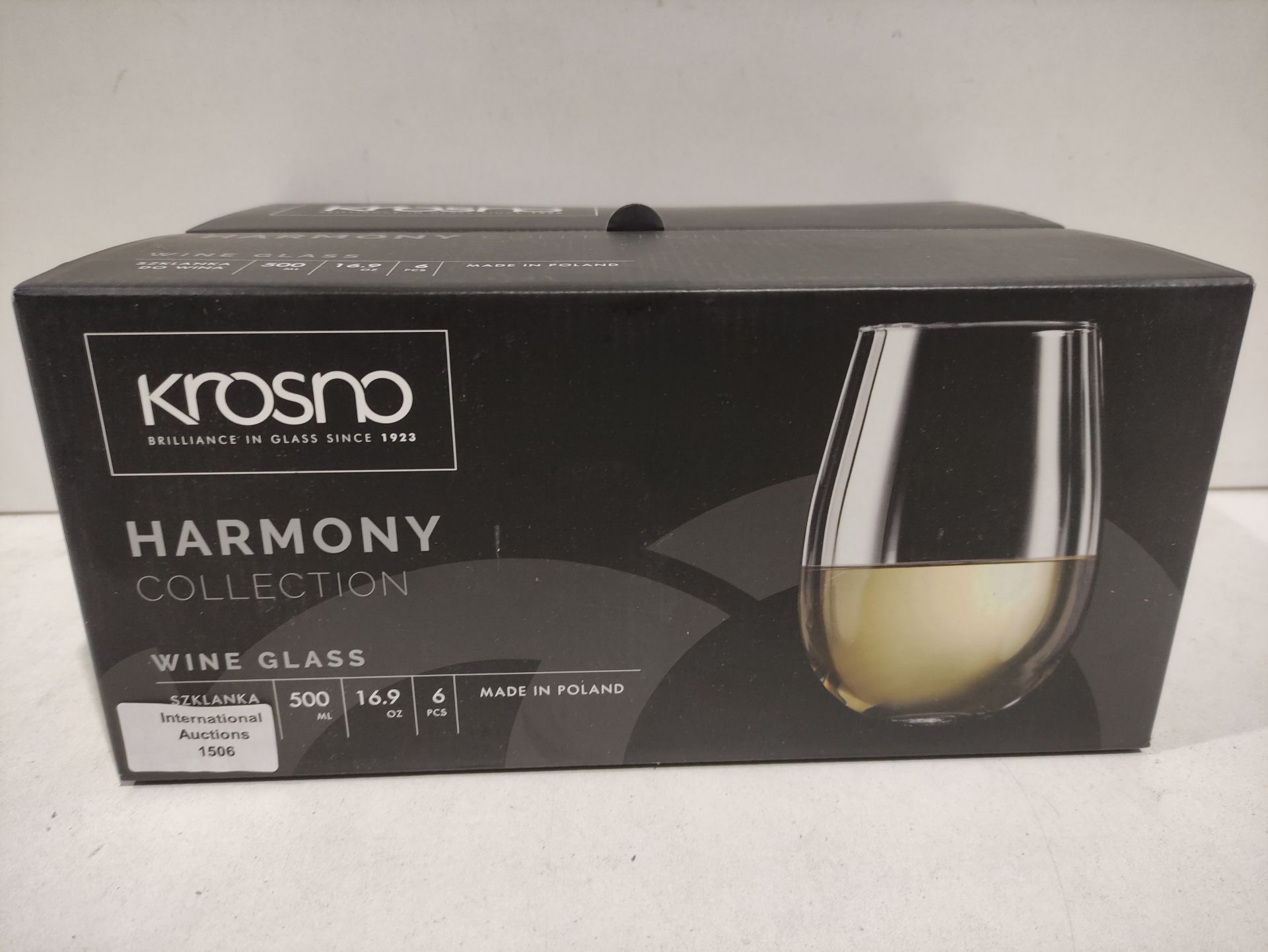 RRP £26.45 BRAND NEW STOCK Krosno Stemless Large White Wine Water Glasses | Set - Image 2 of 2