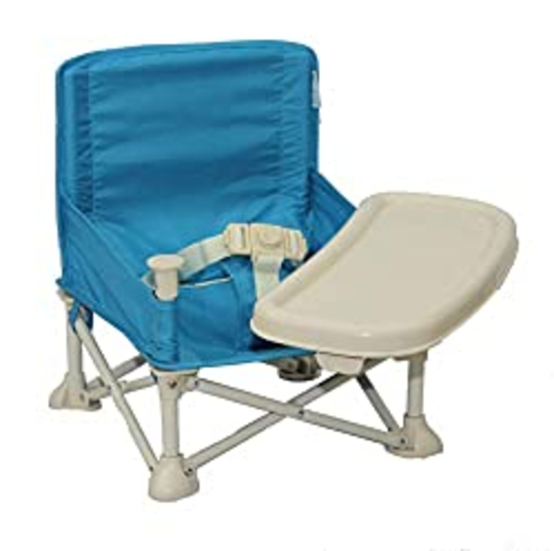 RRP £32.92 Baby Booster Seat + Tray | Folding Travel Chair | Camping