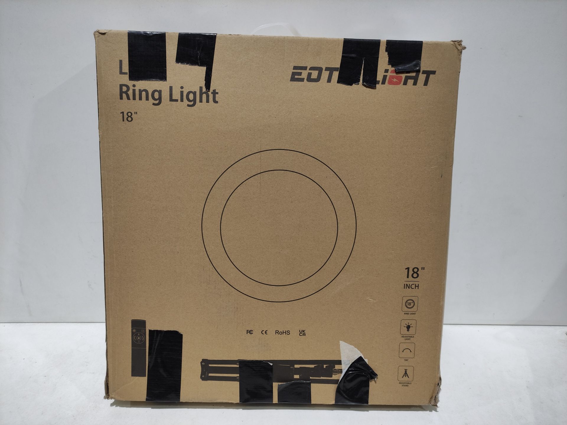 RRP £121.94 18 inch LED Ring Light with Tripod Stand Dimmable Makeup - Image 2 of 2