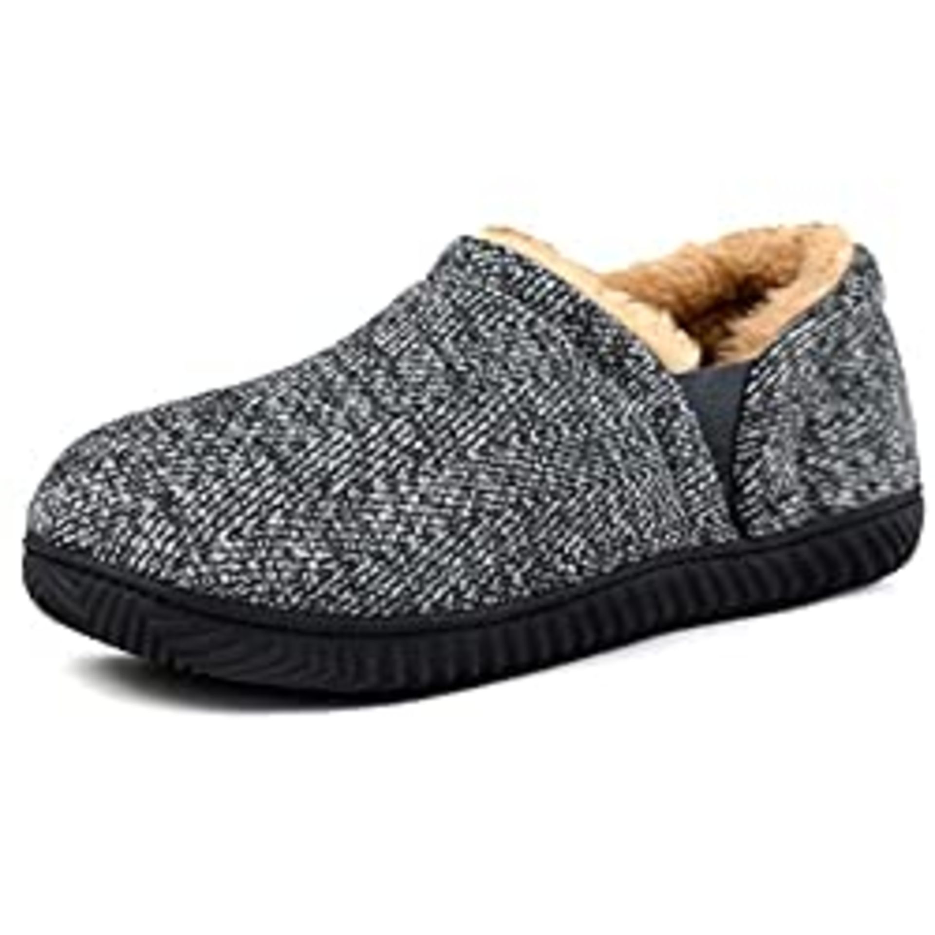 RRP £23.99 BRAND NEW STOCK Zizor Men's Cozy Memory Foam Slippers with Fleece Lining