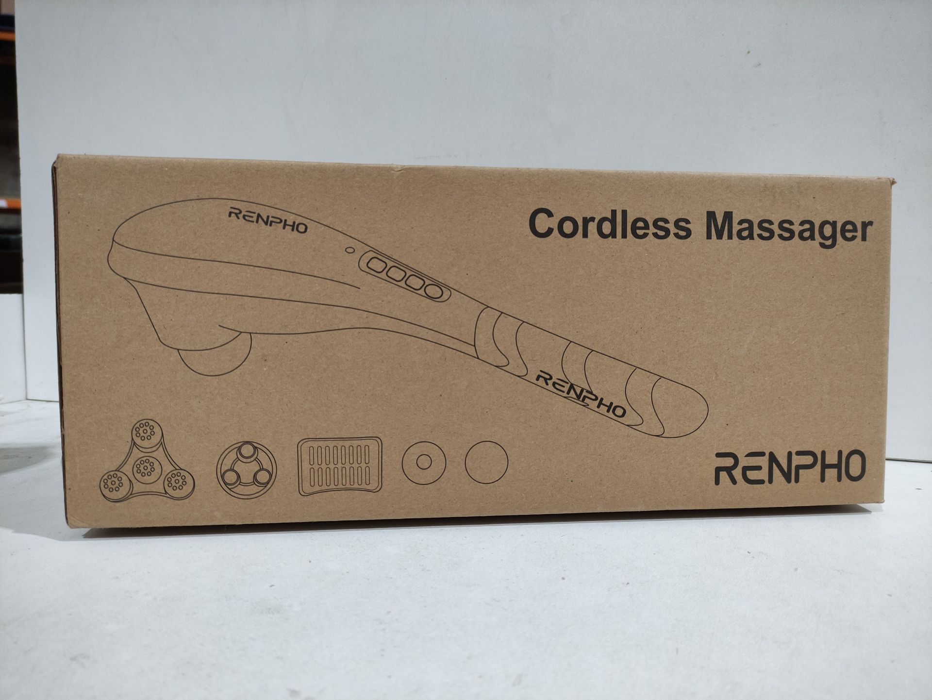 RRP £35.08 RENPHO Hand Held Deep Tissue Massager for Muscles - Image 2 of 2