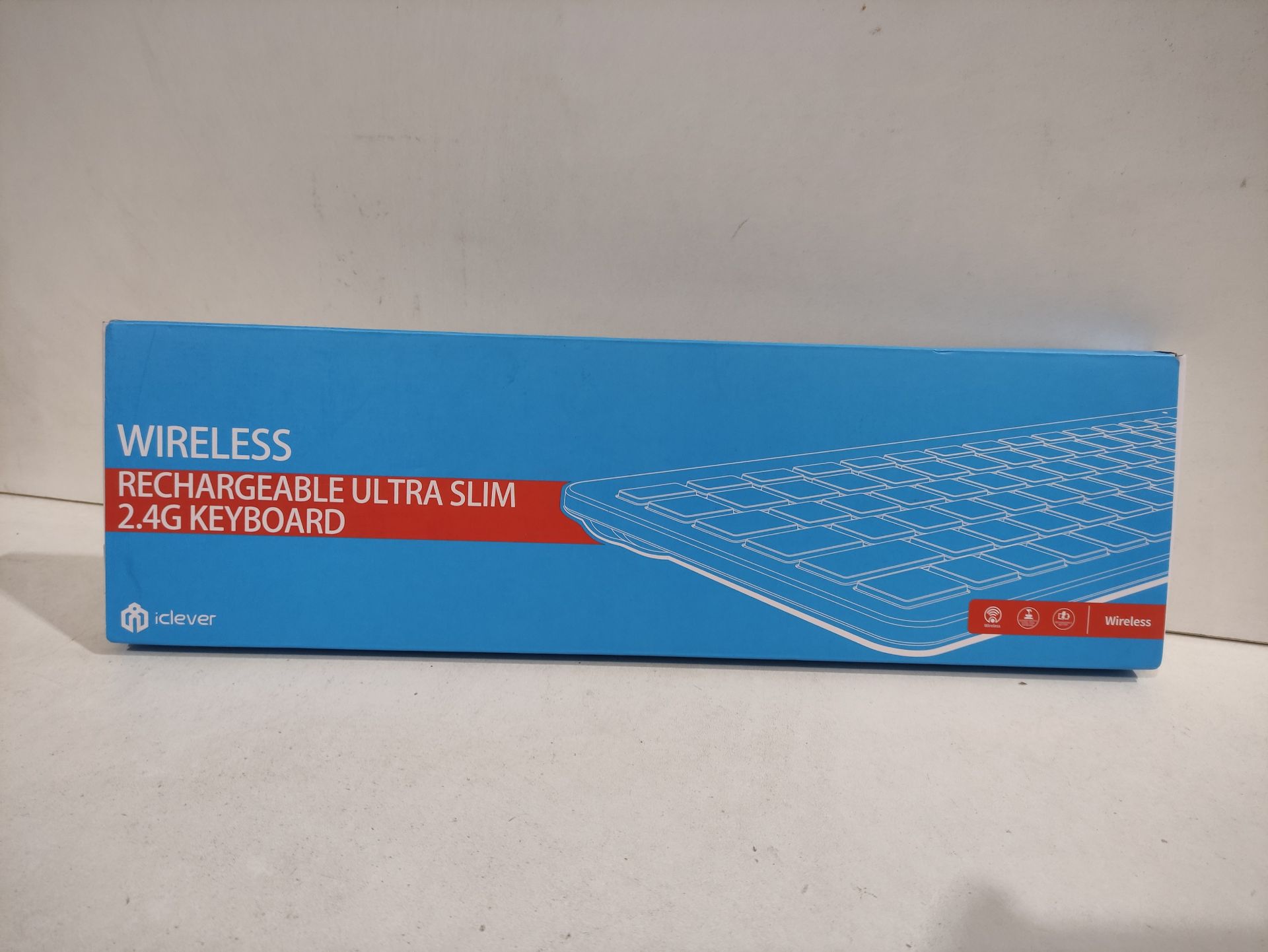 RRP £24.55 iClever Wireless Keyboard - Image 2 of 2