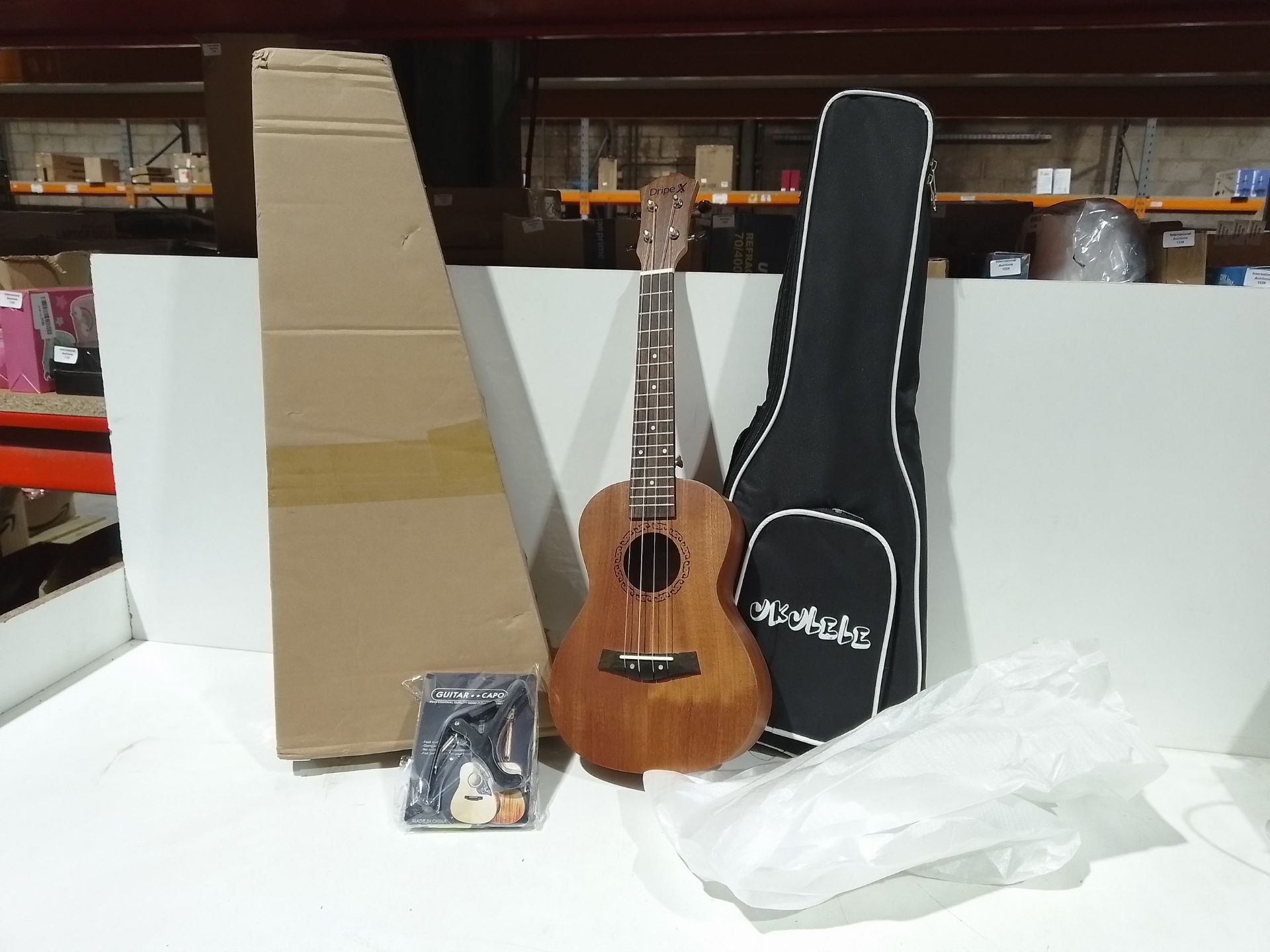 RRP £41.30 Dripex Concert Ukulele 23 Inch Ukulele with Beginner Kit (Ukulele Bag - Image 2 of 2